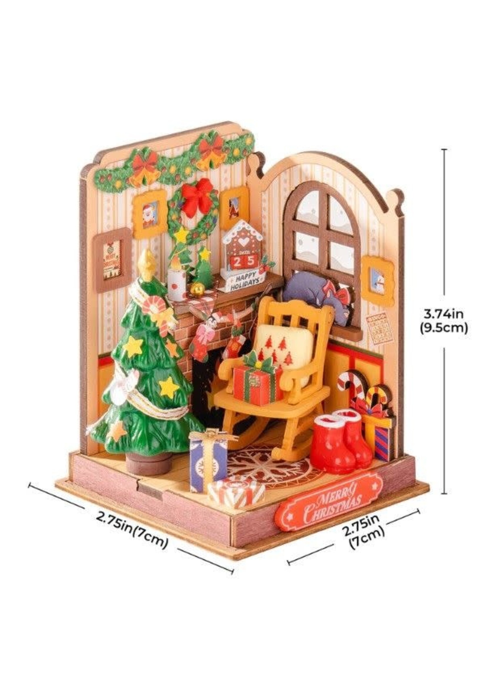 Robotime Cheminée de Noël