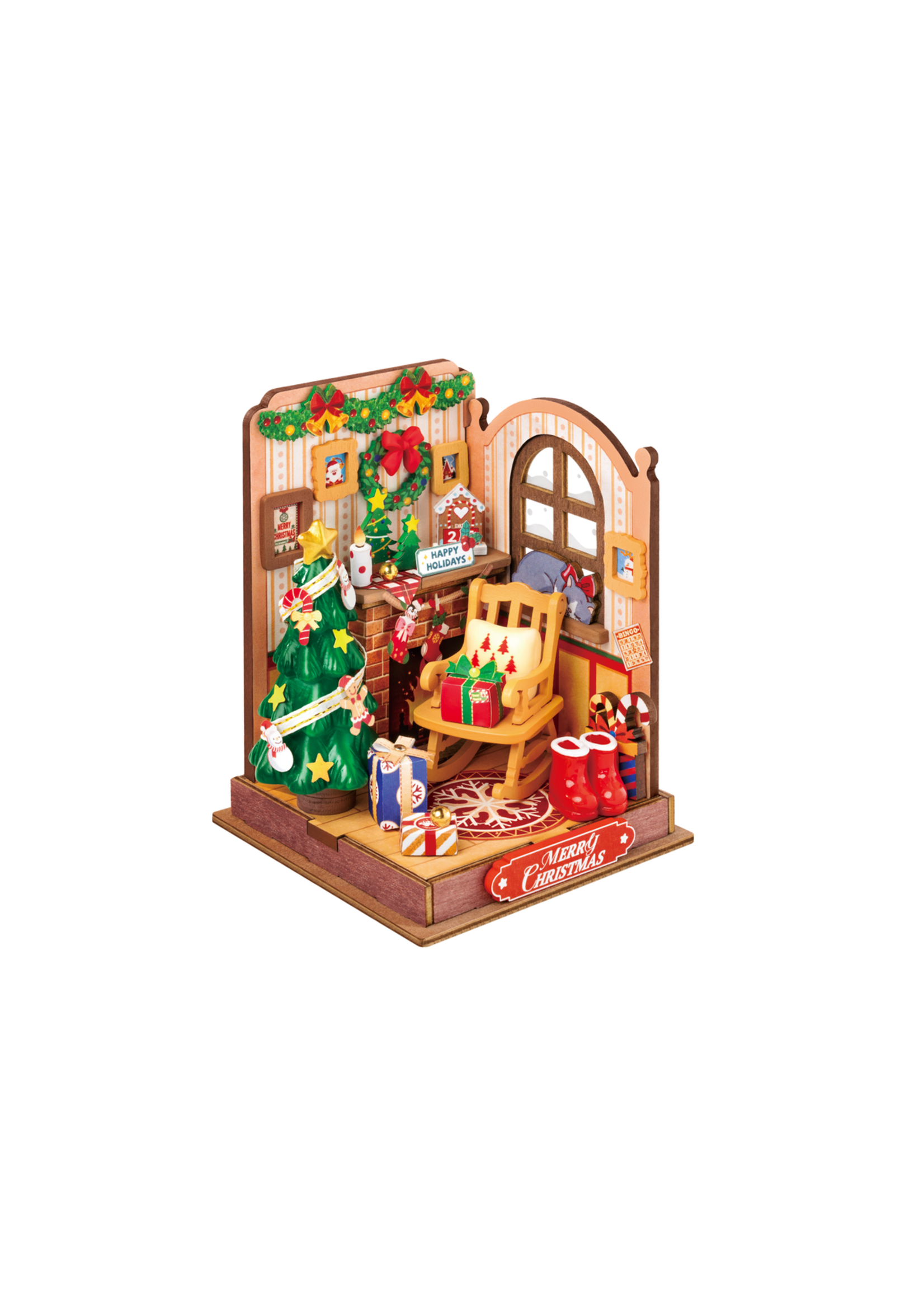 Robotime Cheminée de Noël
