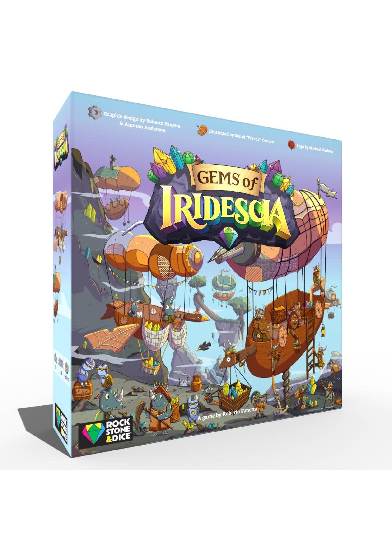 Rock Stone & Dice GEMS OF IRIDESCIA - STANDARD EDITION  -  BASE GAME (ENGLISH)