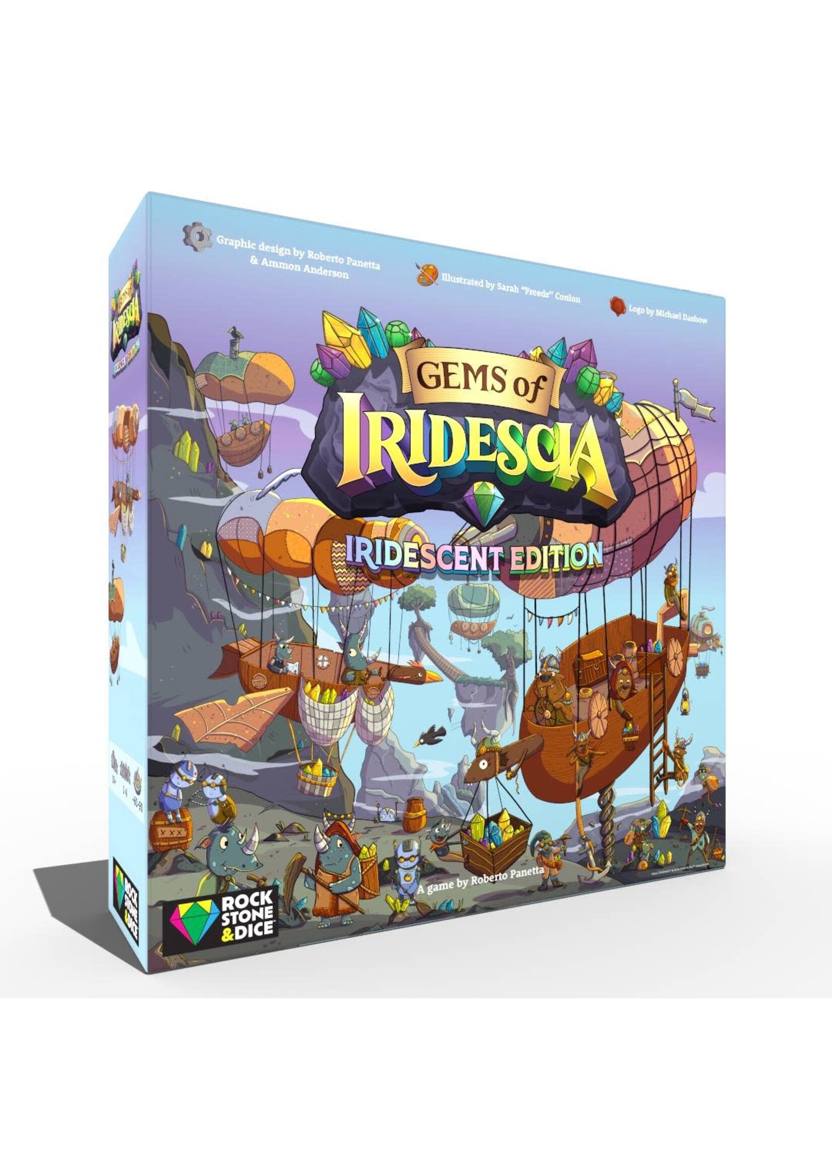 Rock Stone & Dice GEMS OF IRIDESCIA - DELUXE EDITION  -  BASE GAME (ENGLISH)