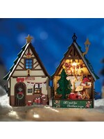 Robotime Maison de Noël scintillante