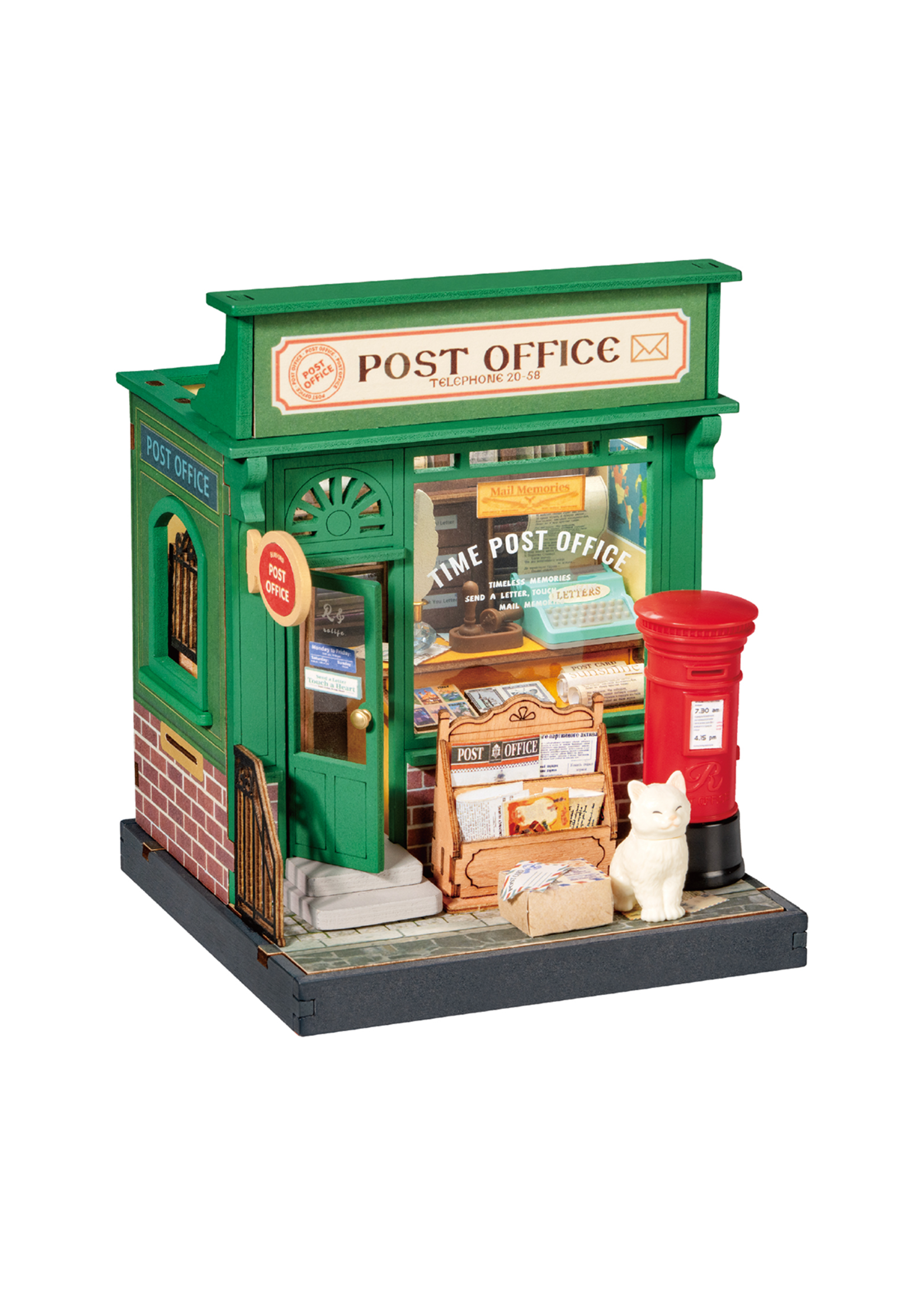 Robotime Bureau de poste du siècle