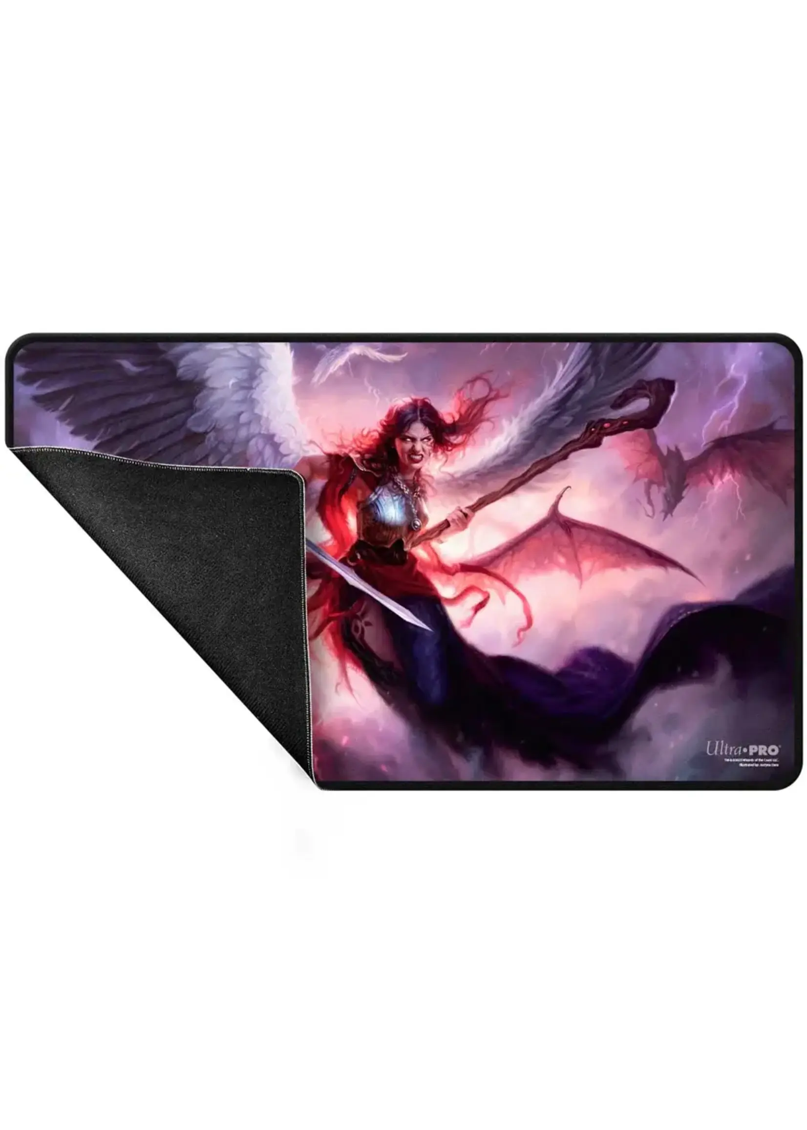 ULTRAPRO Commander Series #5 - Three Color Wedge - Kaalia Black Stitched Playmat