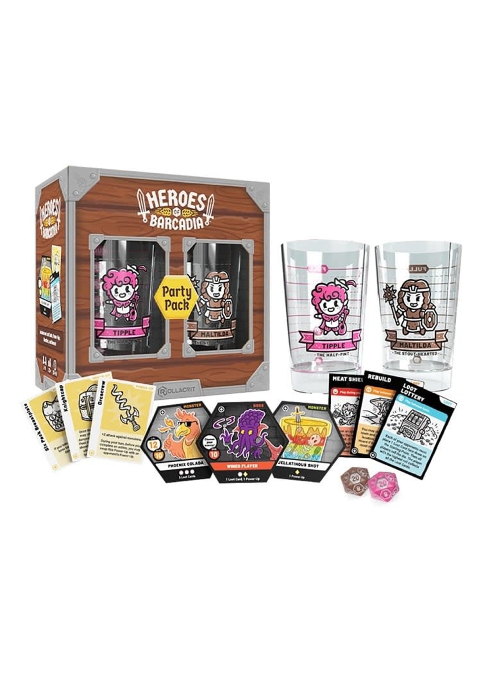 Rollacrit HEROES OF BARCADIA  -  PARTY PACK - EXPANSION (ENGLISH)