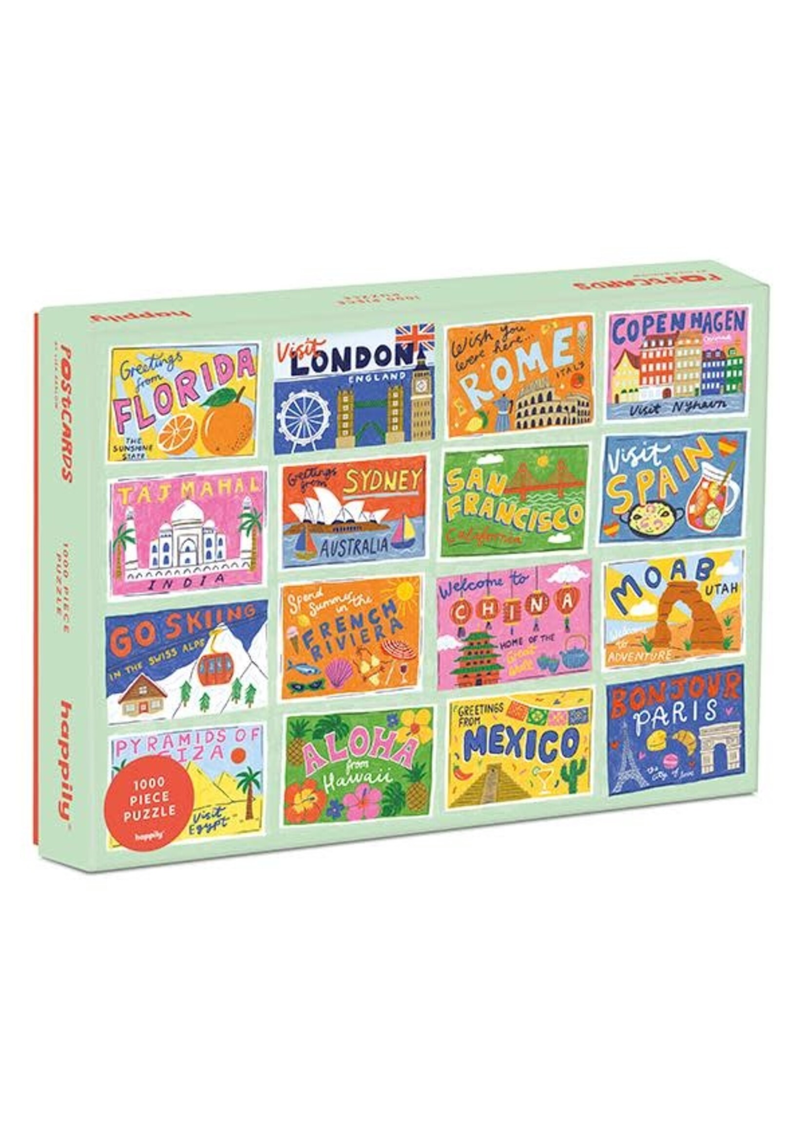 happily Cartes Postales - 1000mcx