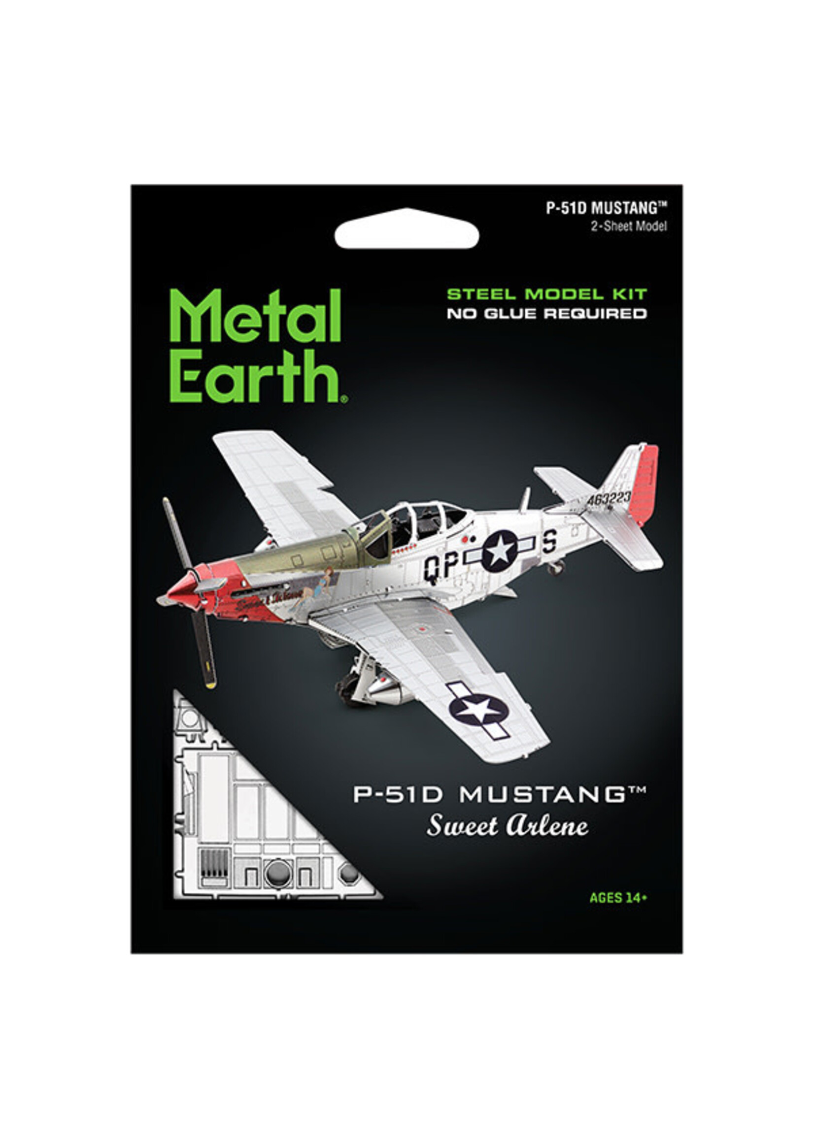 metal earth P-51D Mustang Sweet Arlene