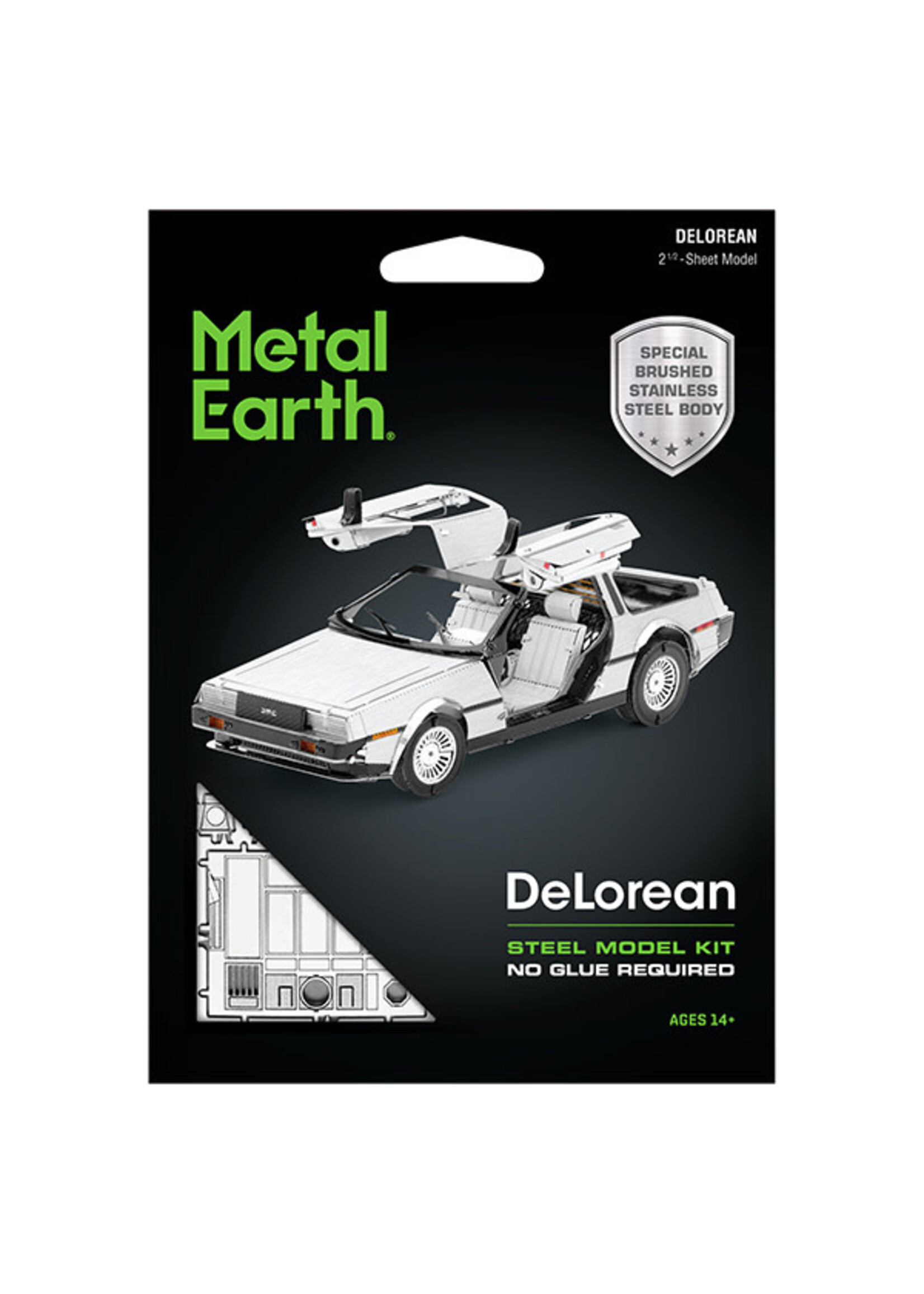 metal earth DeLorean