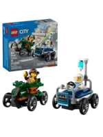 LEGO Ensemble de course L’avion contre la voiture-lit d’hôpital - 60459