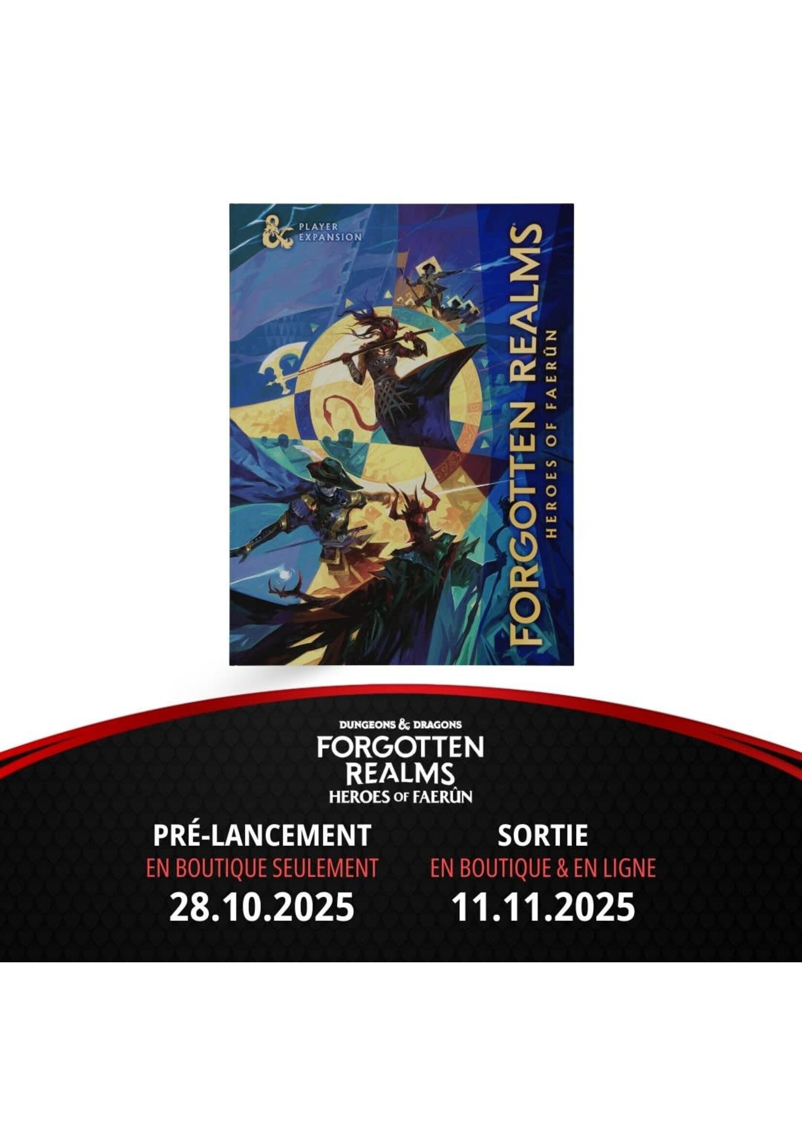 Dungeons & Dragons D&D 2024  -  HEROES OF FAERUN - ALTERNATE COVER (ENGLISH)