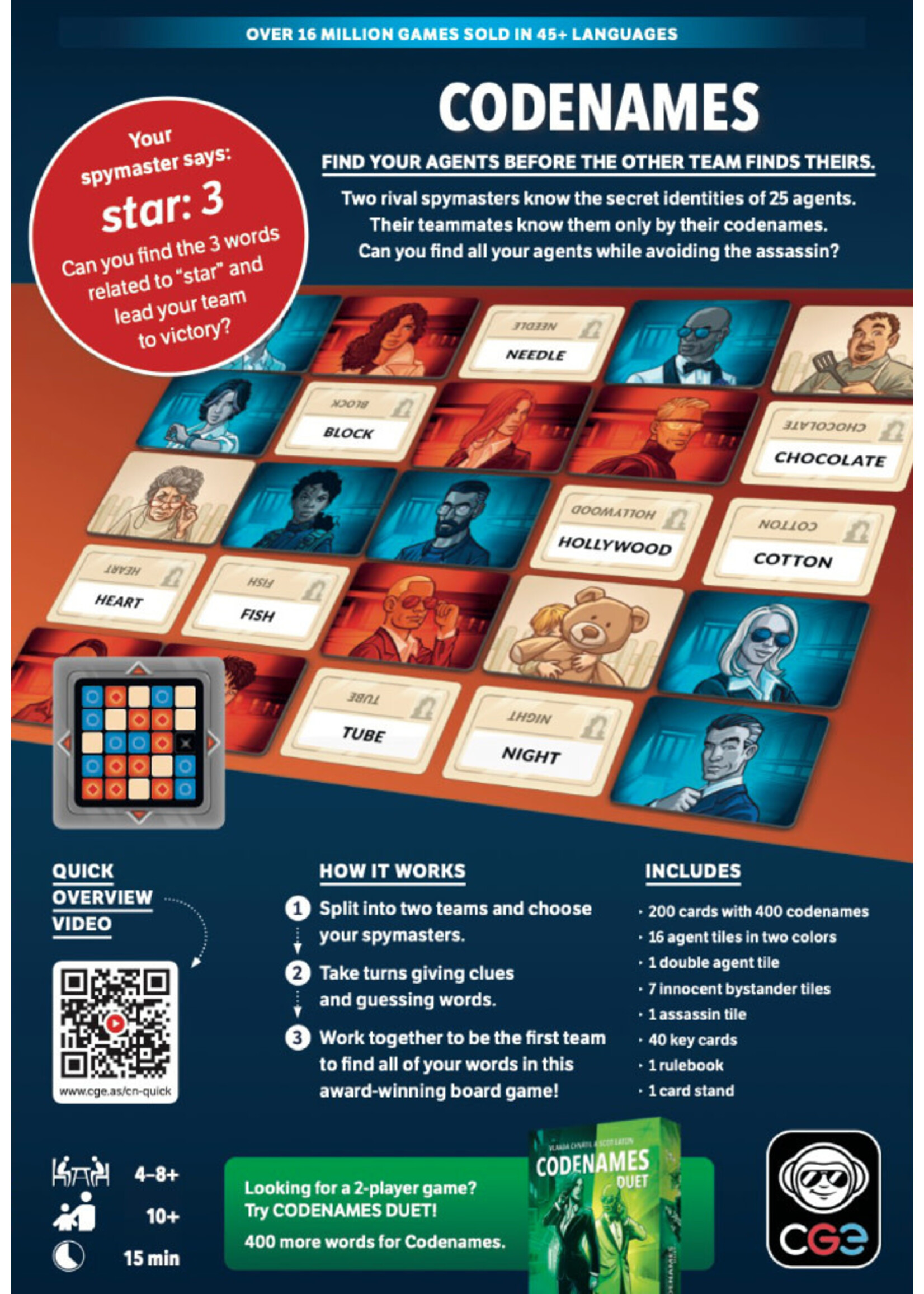 cge Codenames 2nd Edition