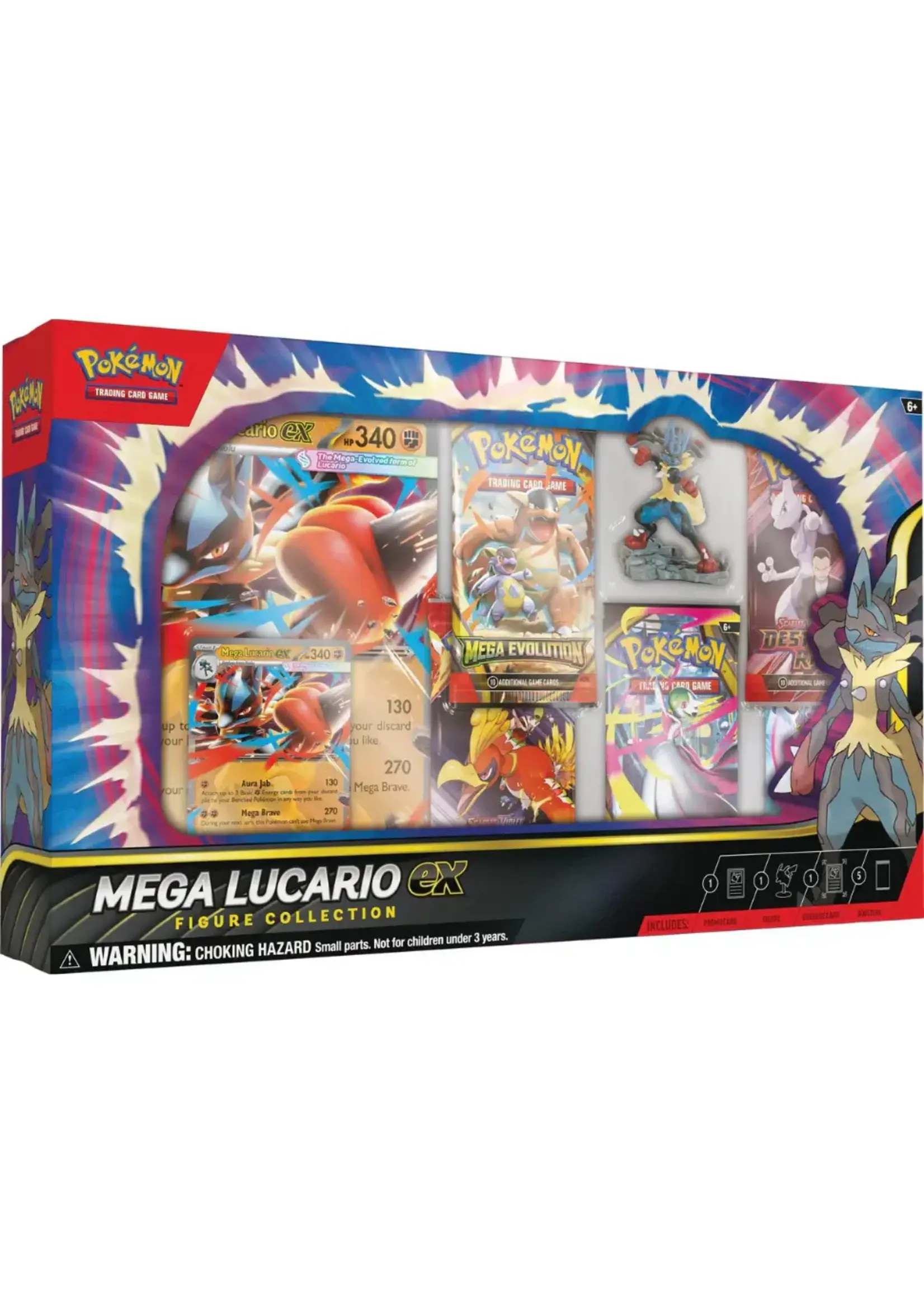 The Pokémon Company International Mega Lucario ex Figure Collection (Pre-Order)