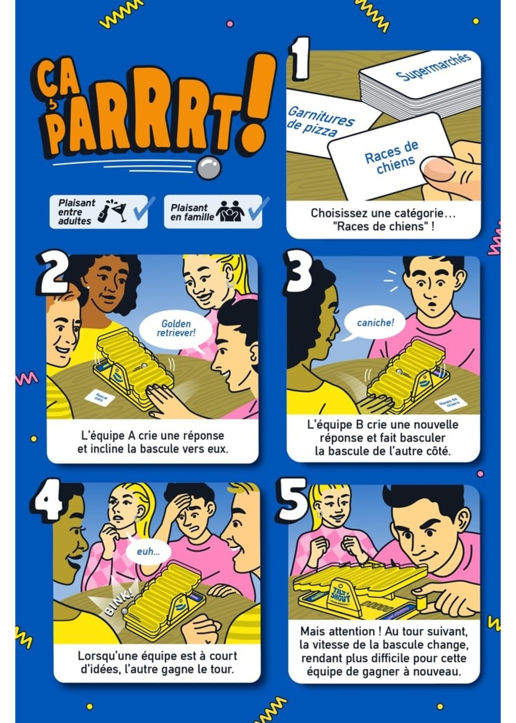 Big Potato Games Tilt 'N' Shout - Édition Québécoise (FR)