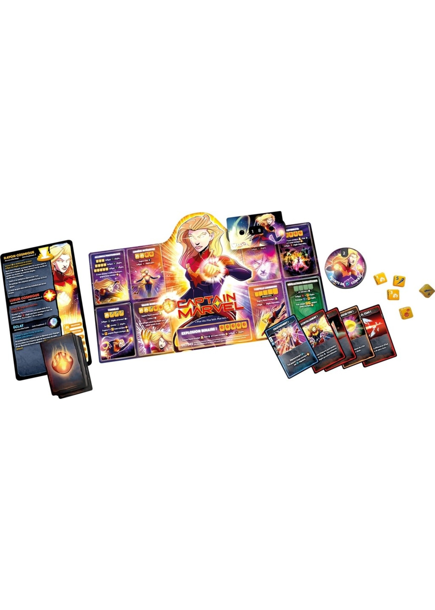 Dice Throne Marvel Dice Throne : Black Widow vs. Doctor Strange vs. Captain Marvel vs. Black Panther - FR