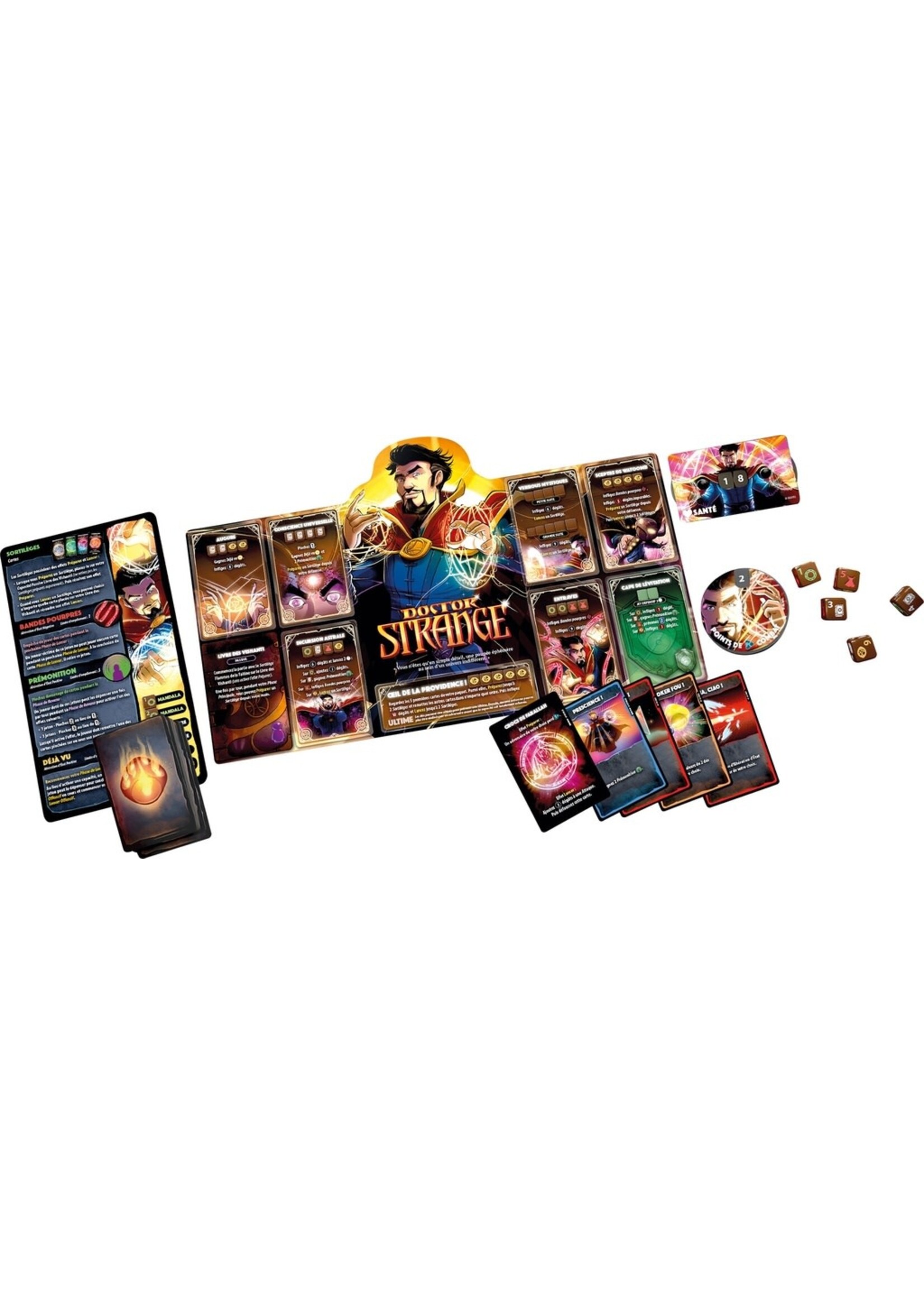 Dice Throne Marvel Dice Throne : Black Widow vs. Doctor Strange vs. Captain Marvel vs. Black Panther - FR