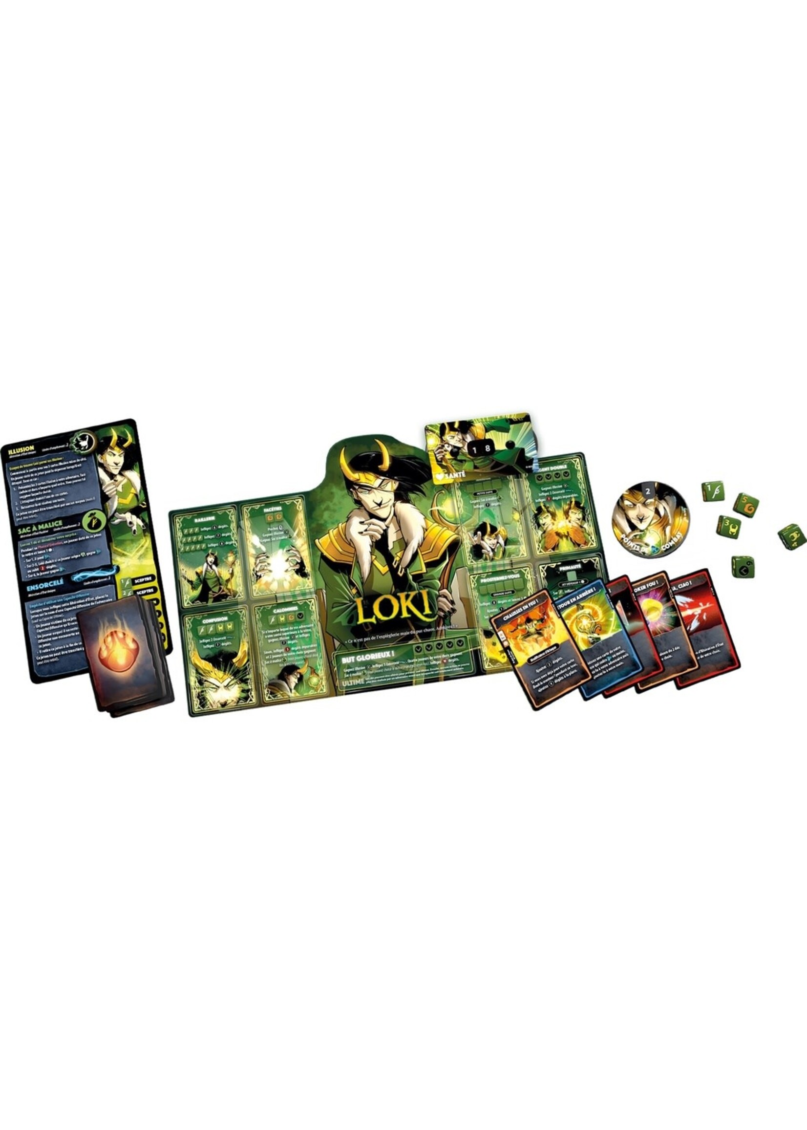 Dice Throne Marvel Dice Throne : Scarlet Witch vs. Thor vs. Loki vs. Spider-Man - FR