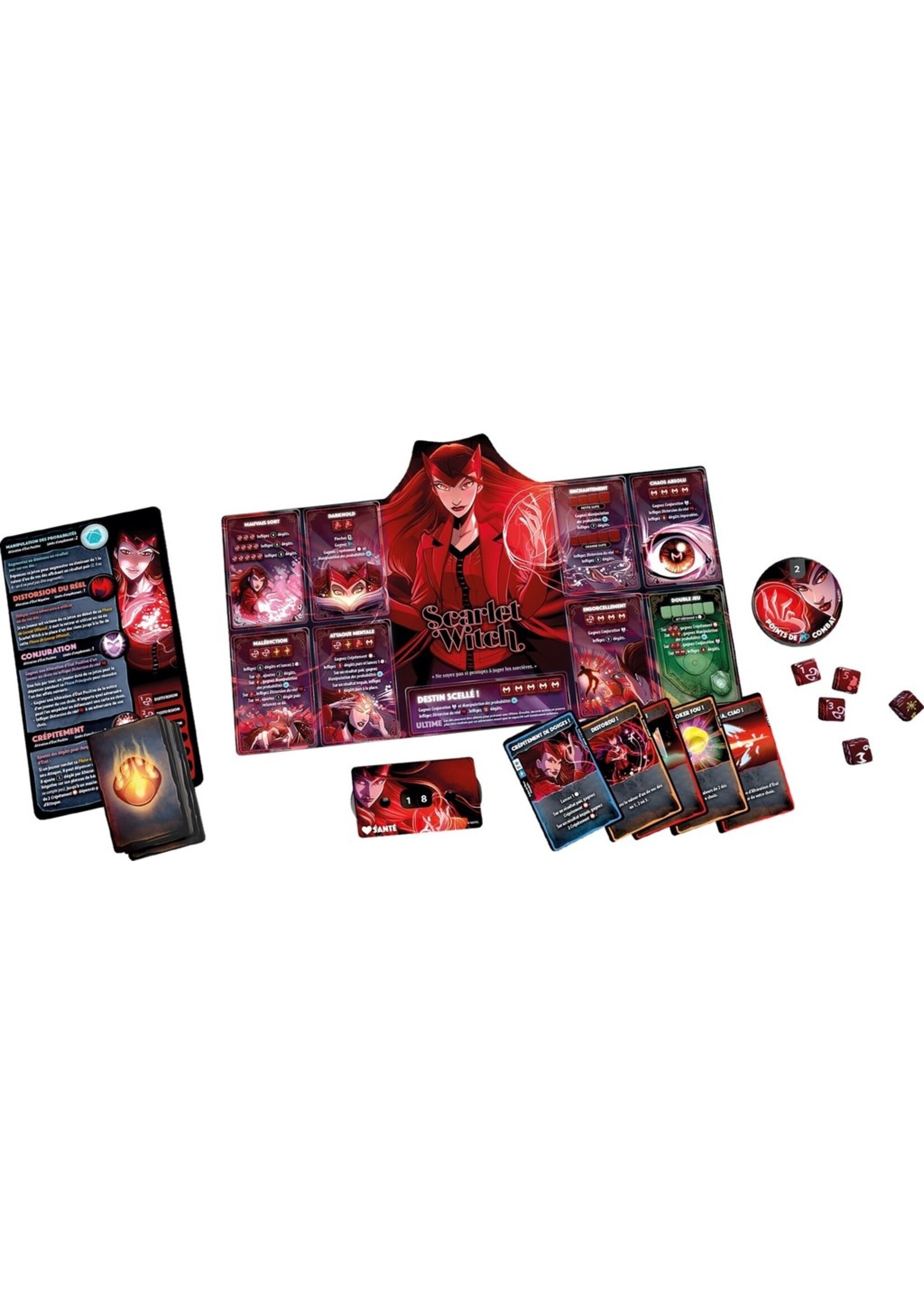 Dice Throne Marvel Dice Throne : Scarlet Witch vs. Thor vs. Loki vs. Spider-Man - FR