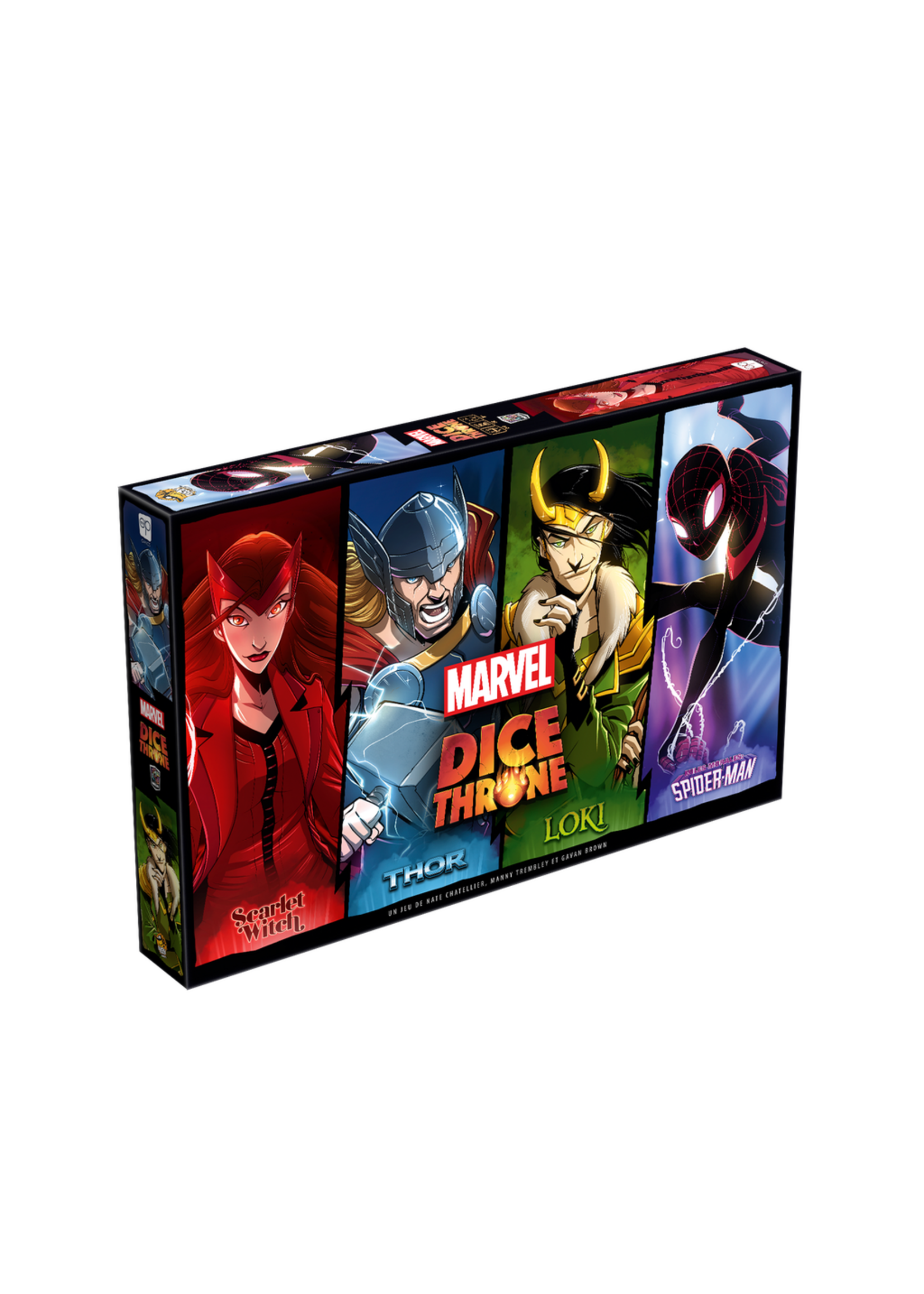 Dice Throne Marvel Dice Throne : Scarlet Witch vs. Thor vs. Loki vs. Spider-Man - FR