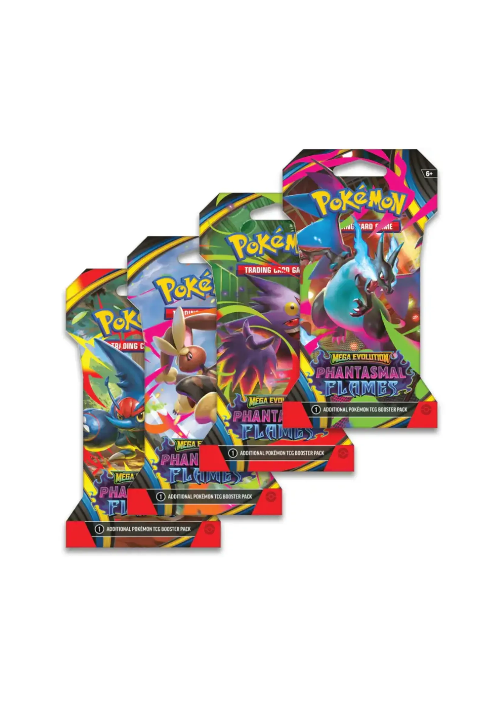 The Pokémon Company International Mega Evolution - Phantasmal Flames - Sleeved Booster Pack