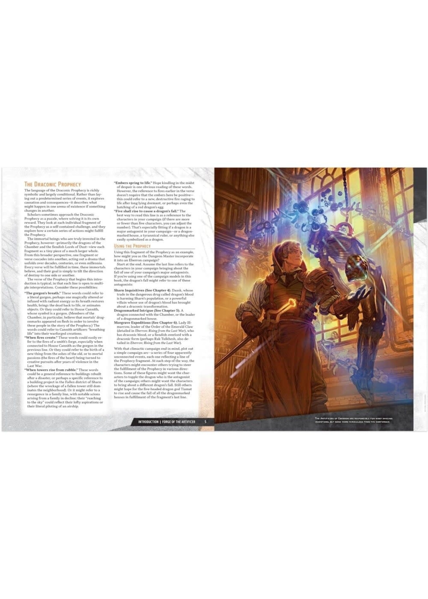 Dungeons & Dragons Dungeons & Dragons: 5E - Eberron: Forge of the Artificer - Reg. Cover (HC)