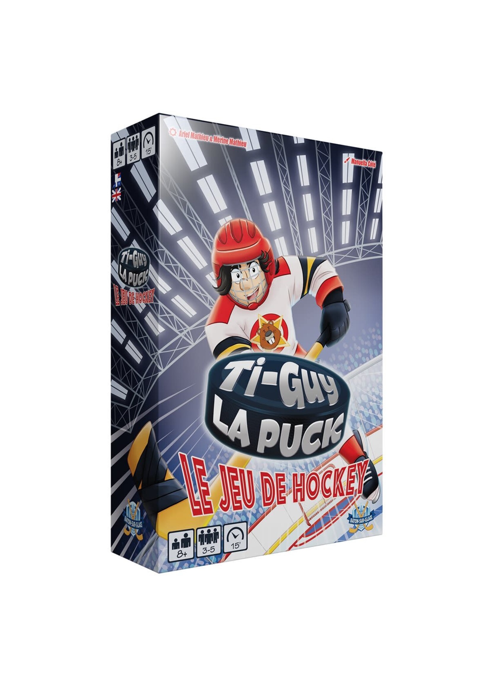 Baton sur glace Ti-Guy La Puck - Le Jeu Hockey (ML)