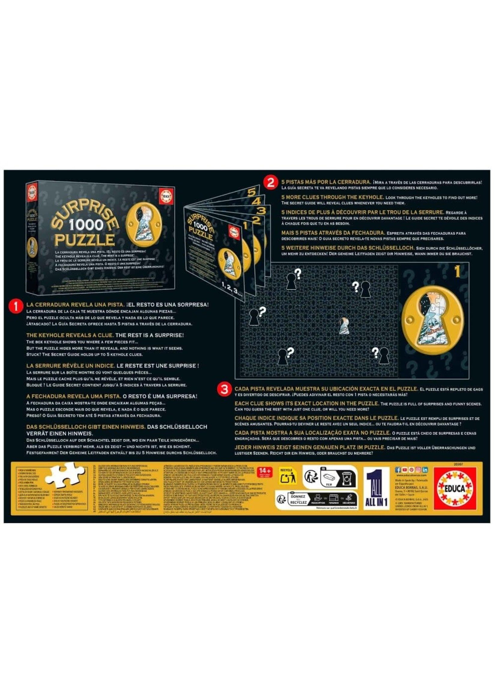 educa Casse-Tête surpise - Noel Antique 1000mcx