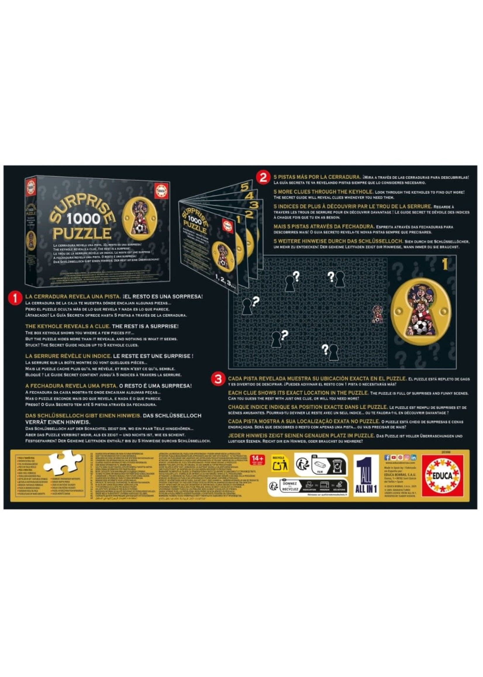 educa Casse-tête Surprise - Shoot! 1000mcx