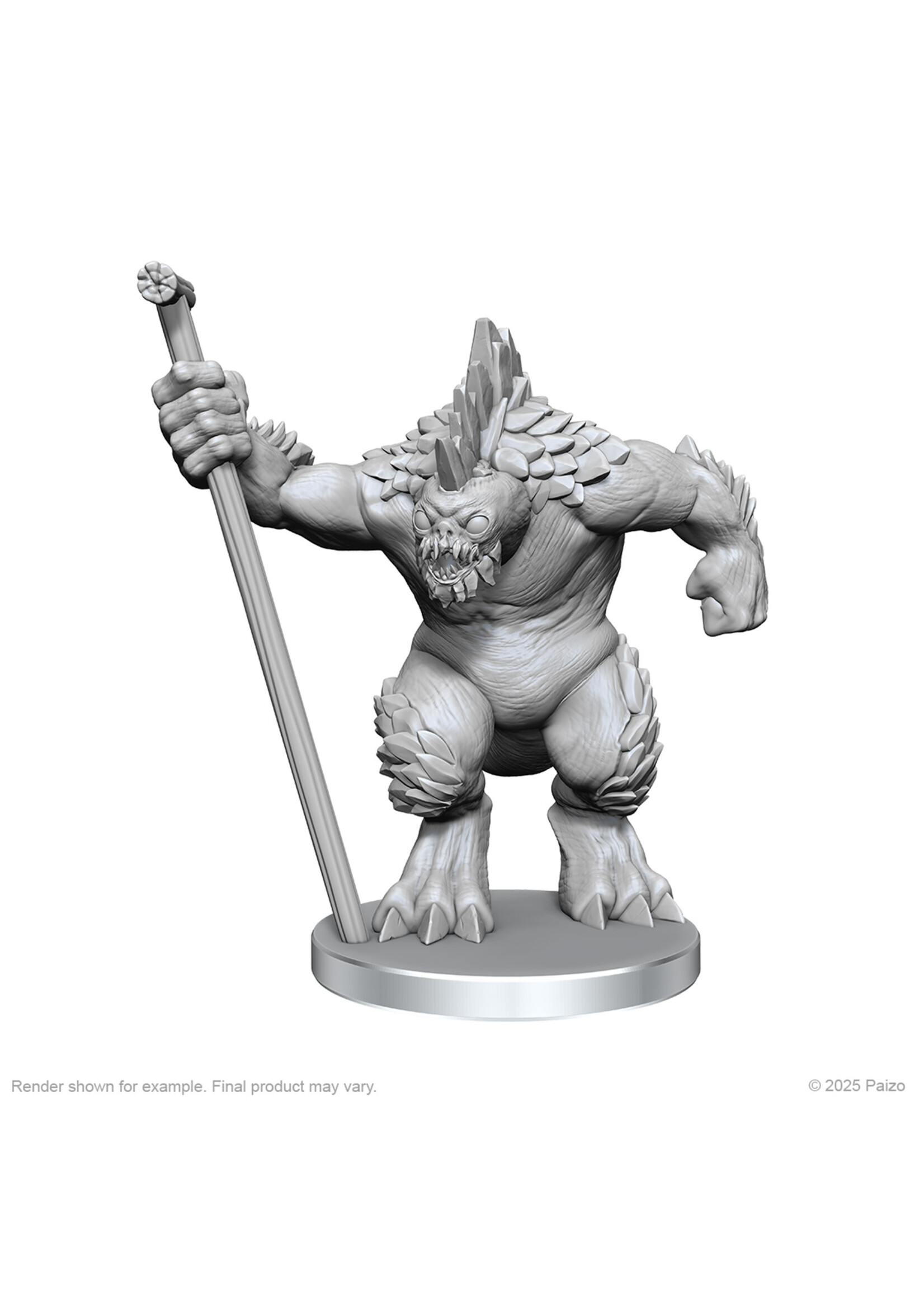 Deep Cuts PATHFINDER DEEP CUTS UNPAINTED MINIATURES  -  RPG MINIATURE  -  XULGATH SKIRMISHER & STONELIEGE