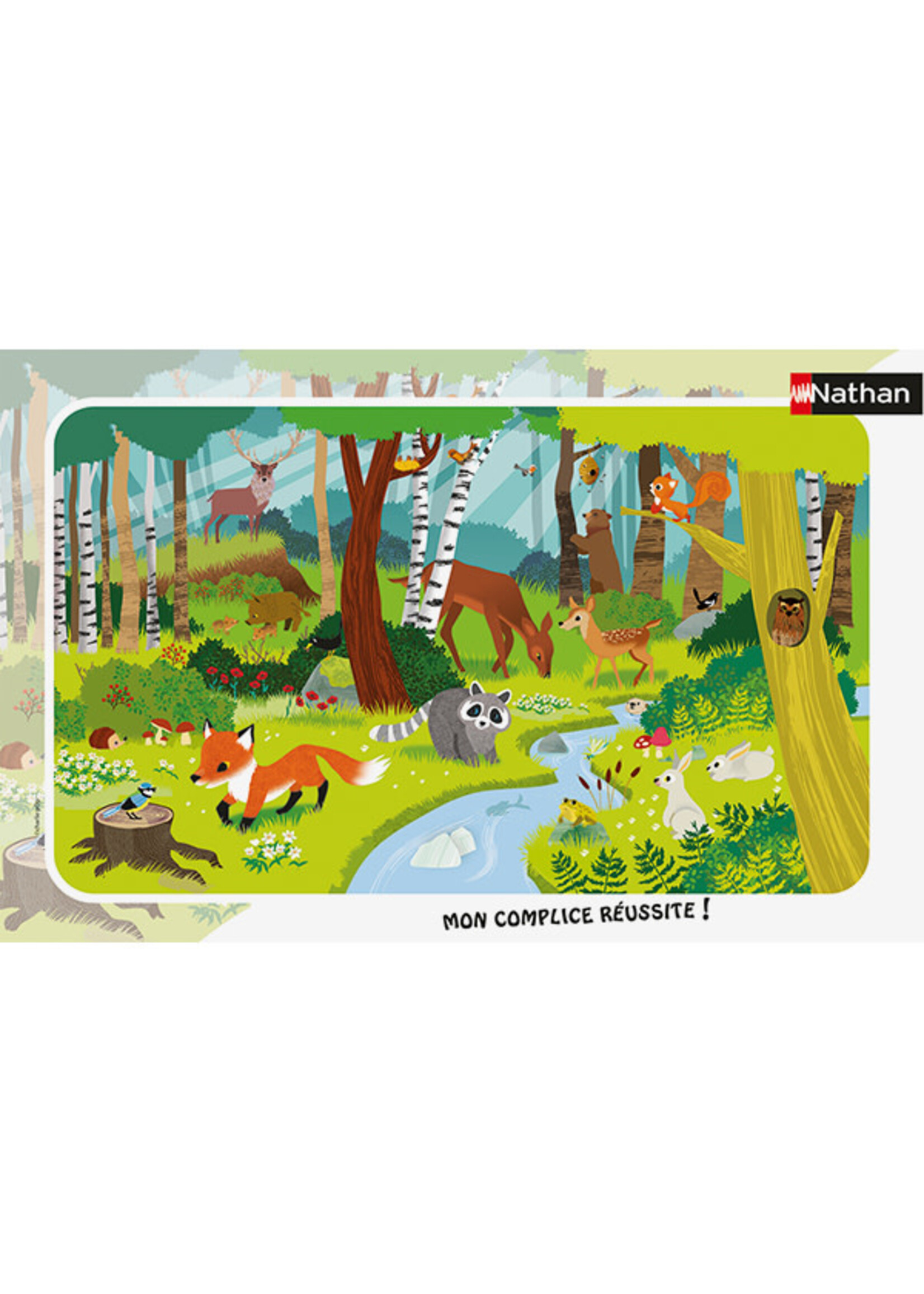nathan 15 mcx, cadre, Les animaux de la forêt