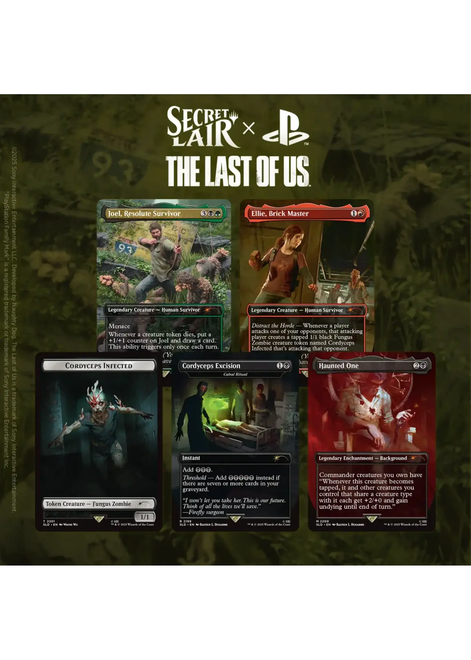 Magic the Gathering Secret Lair x The Last of Us Part I