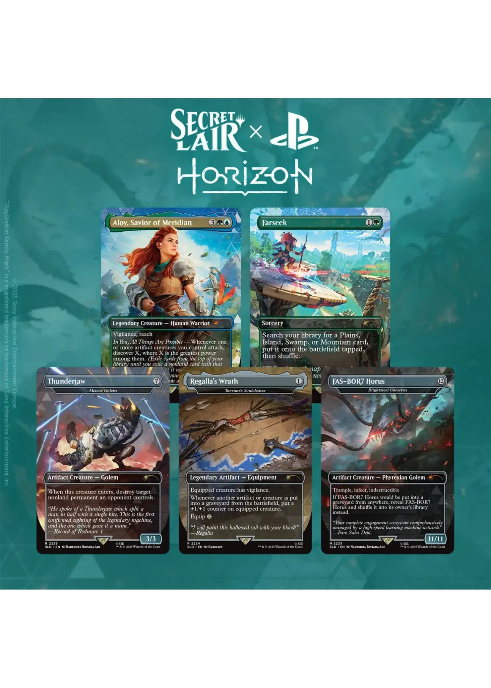 Magic the Gathering Secret Lair x Horizon: Into the Forbidden West