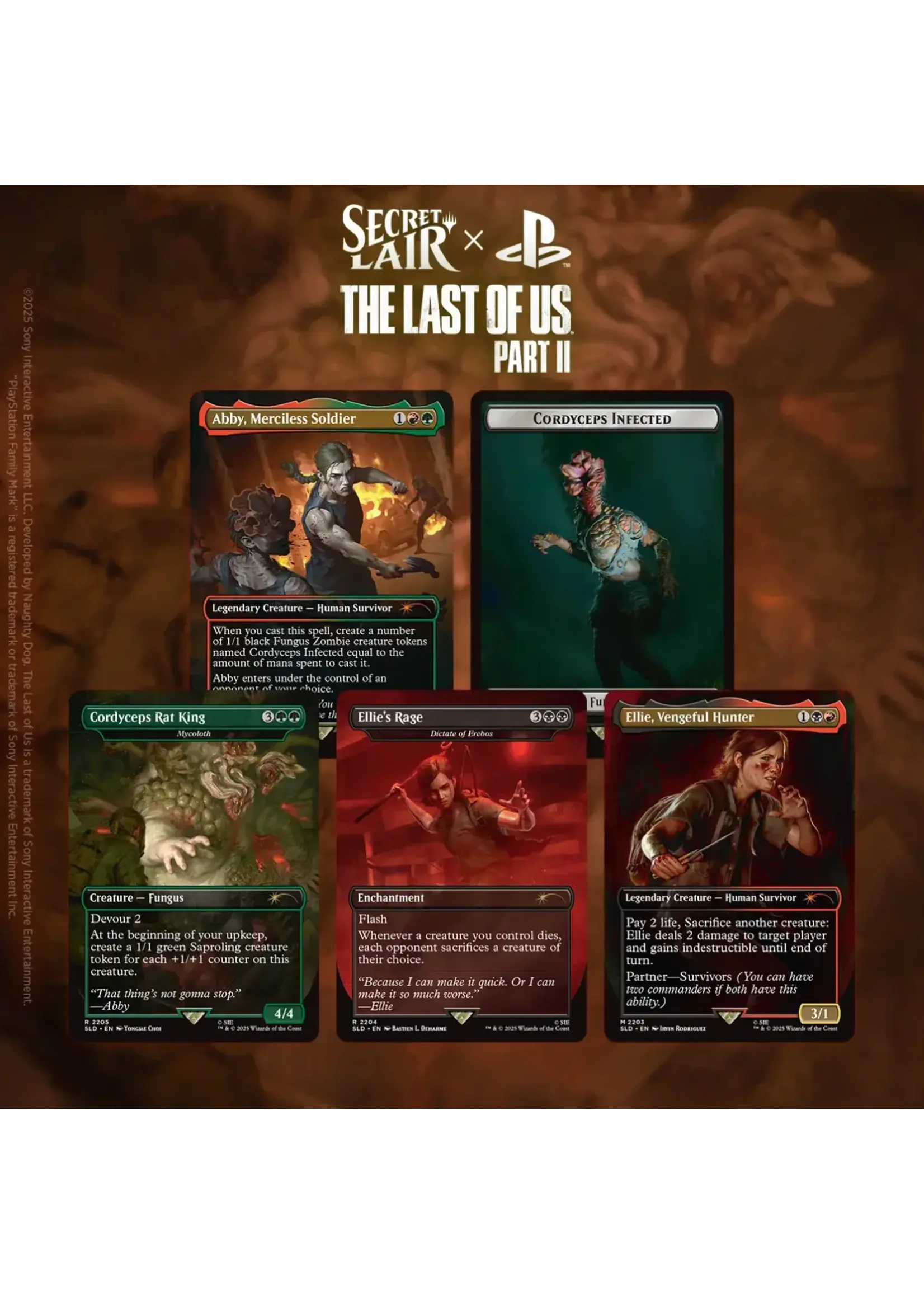 Magic the Gathering Secret Lair x The Last of Us Part II