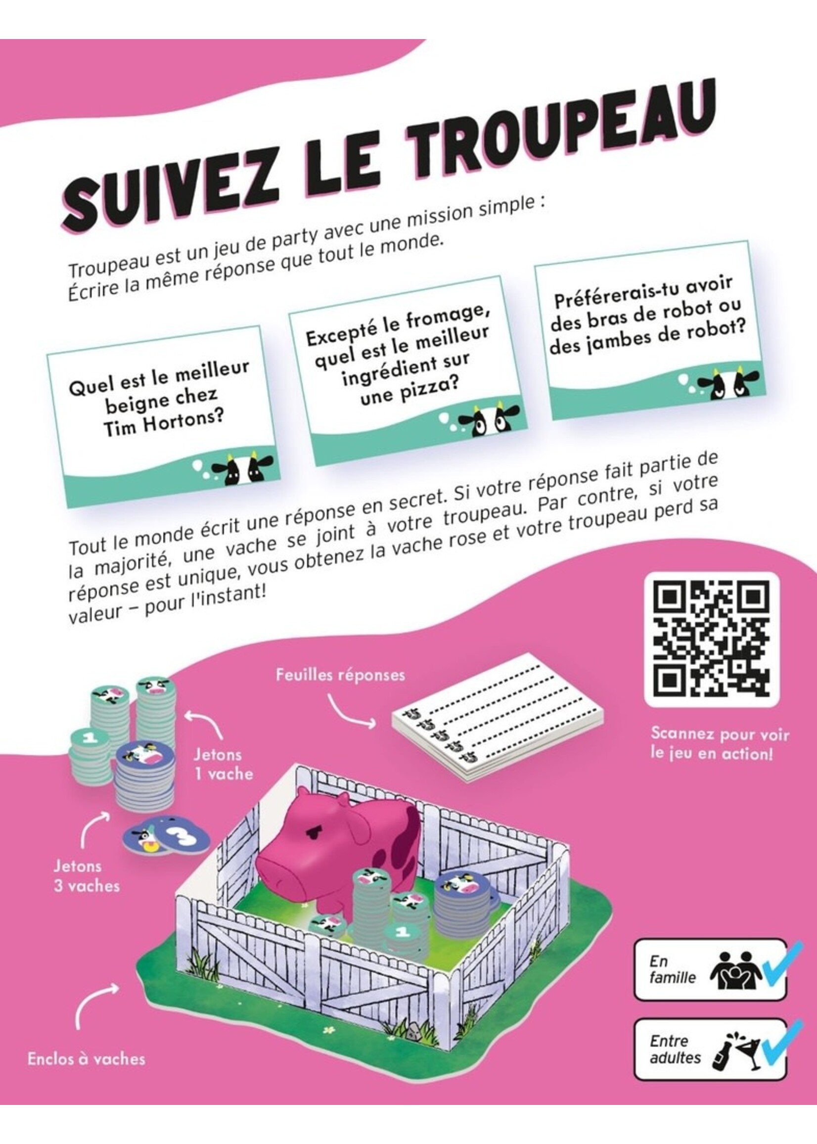 Big Potato Games Troupeau - FR