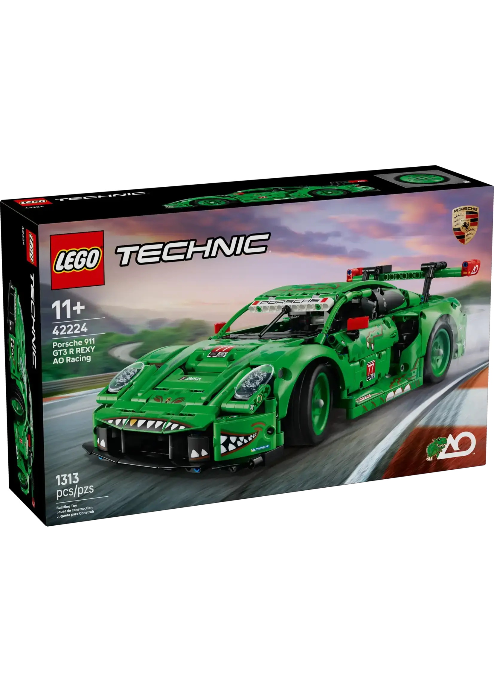 LEGO Porsche 911 GT3 R REXY AO Racing Car - 42224