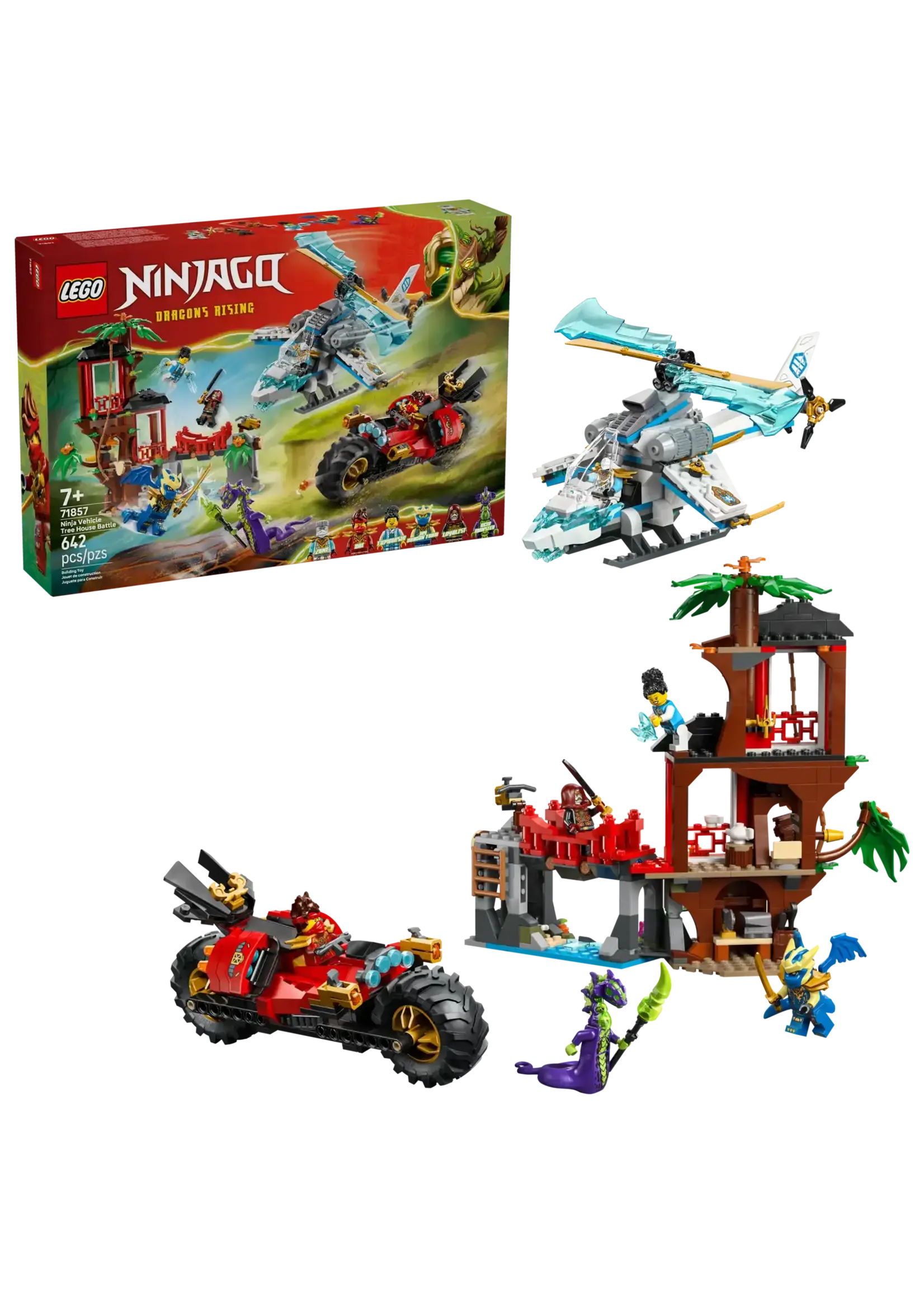 LEGO Ninja Vehicle Tree House Battle - 71857