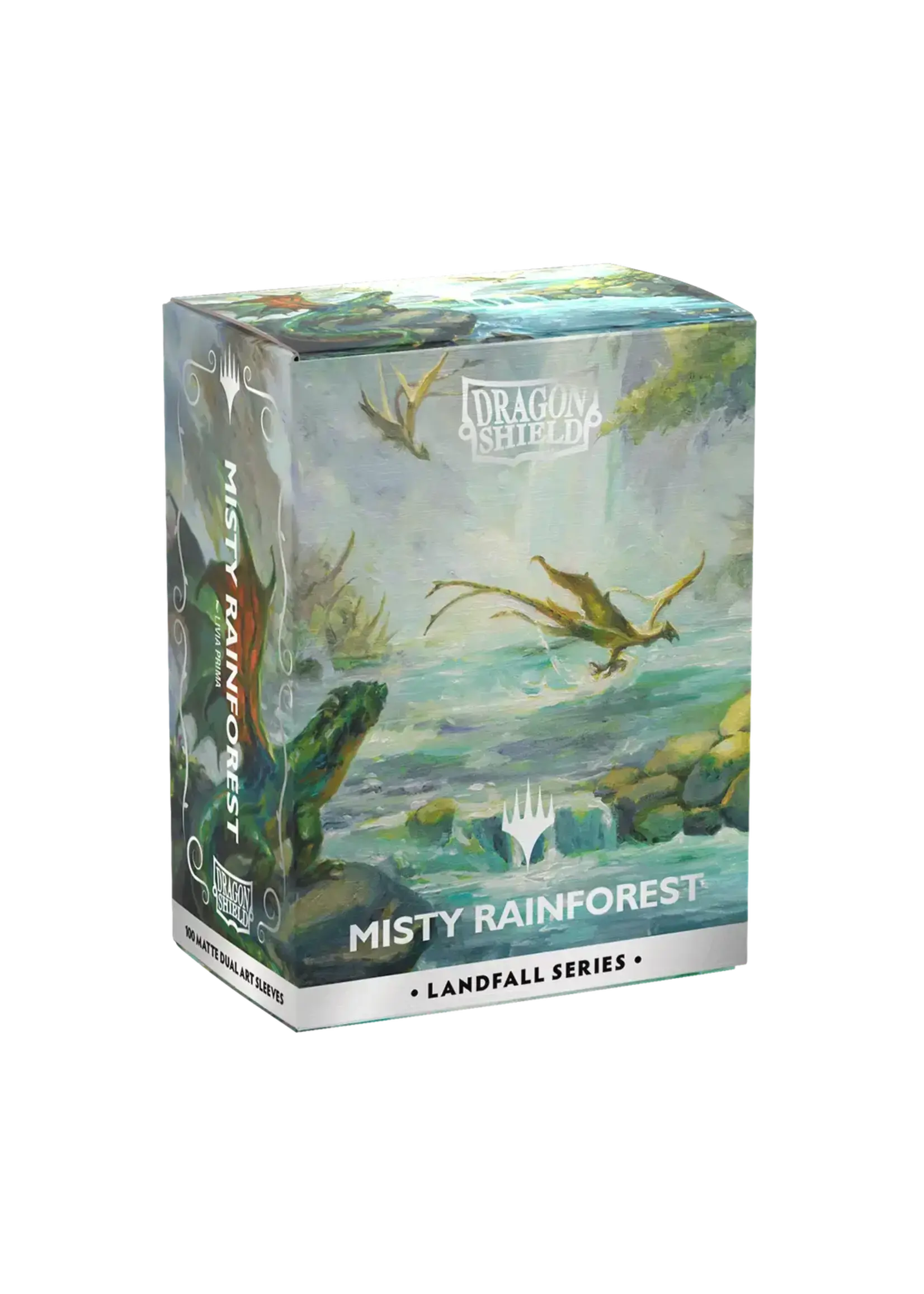 Dragon Shield Landfall Series - Misty Rainforest - Matte Dual Art Sleeves