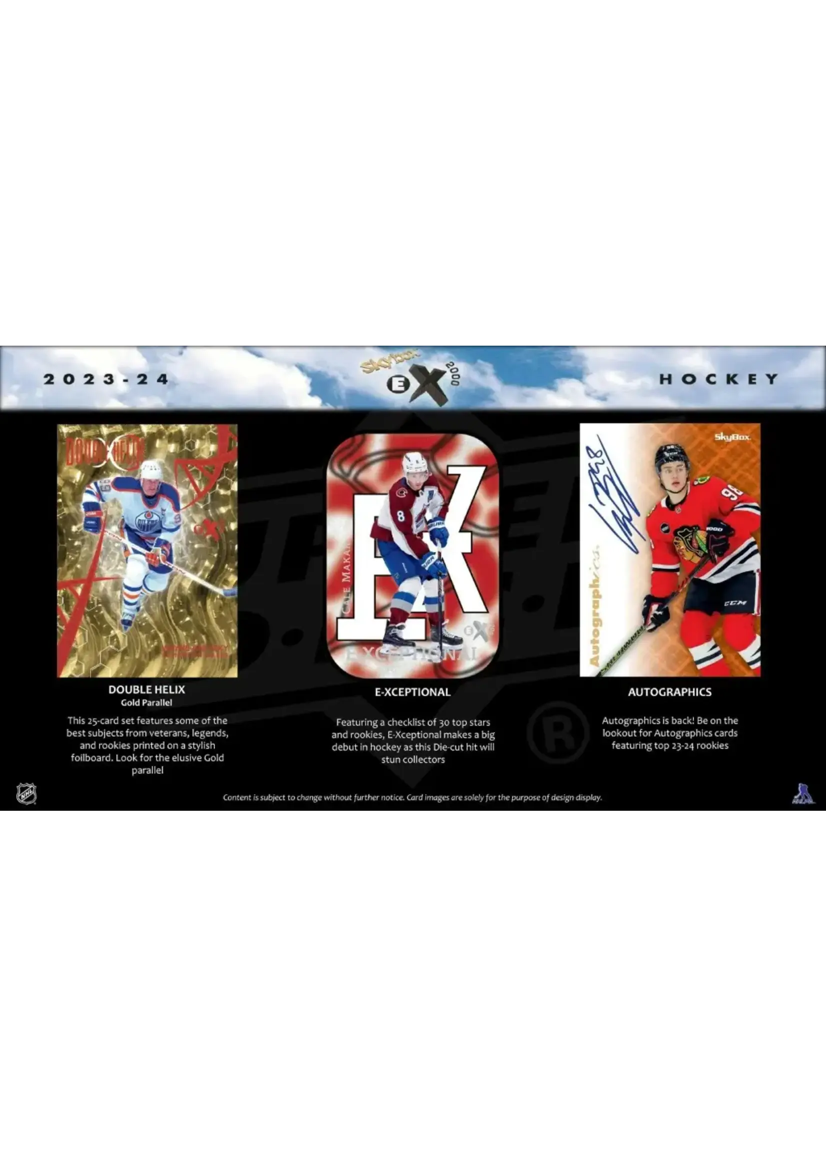 Upper Deck 2023-24 HOCKEY  -  UPPER DECK E-X 2000 - HOBBY BOX