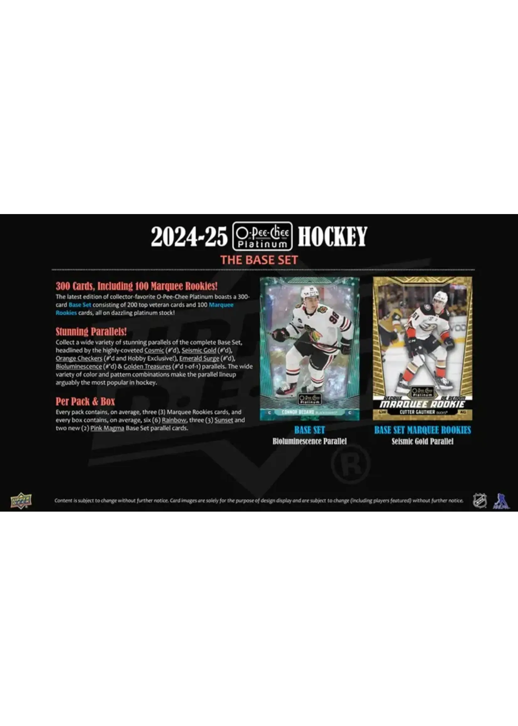 O-Pee-Chee 2024-25 Upper Deck O-Pee-Chee Platinum Hockey Hobby Box