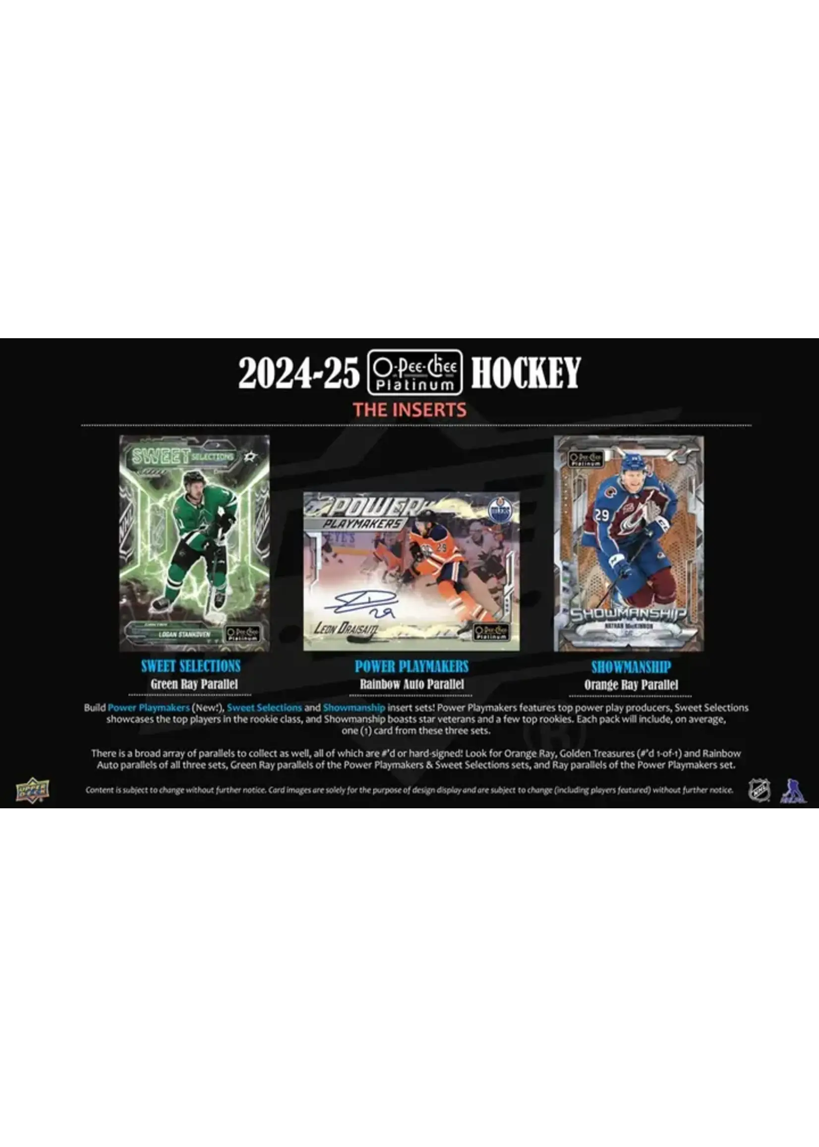 O-Pee-Chee 2024-25 Upper Deck O-Pee-Chee Platinum Hockey Hobby Box