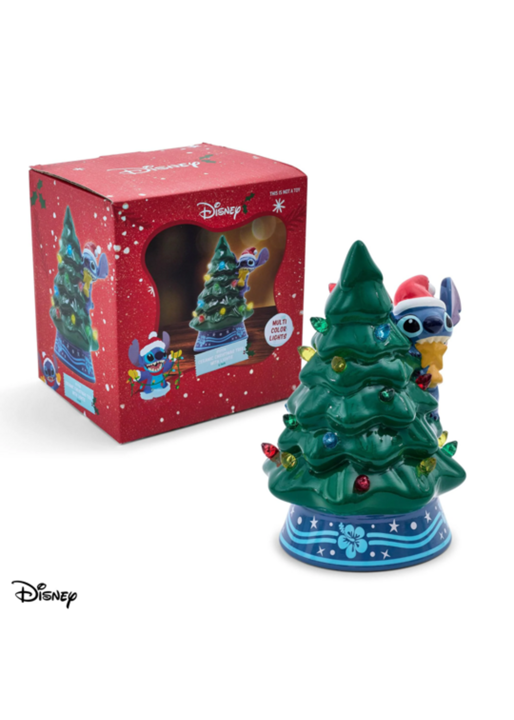 Ukonic Stitch ceramic Christmas tree - 6in