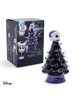 Ukonic HOLIDAY LIGHT UP CERAMIC CHRISTMAS TREE - 6” - NIGHTMARE BEFORE CHRISTMAS JACK SKELLINGTON