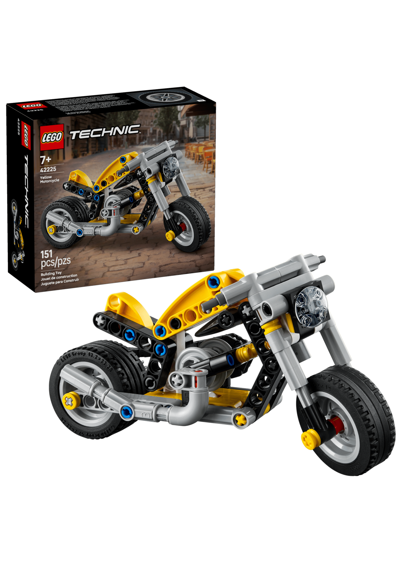 LEGO Yellow Motorcycle - 42225
