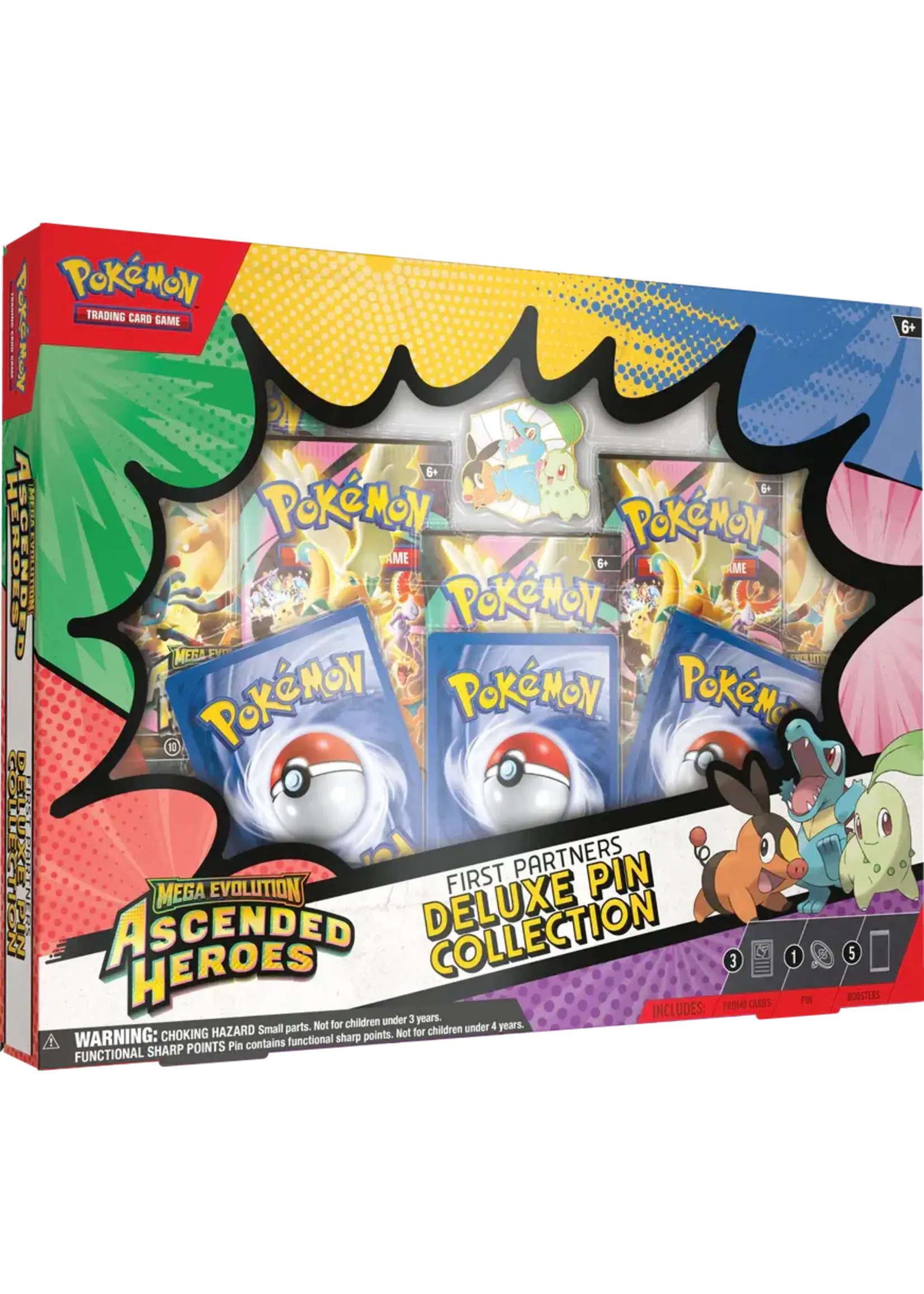 The Pokémon Company International Ascended Heroes - First Partners Deluxe Pin Collection