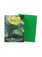 Dragon Shield Apple Green & Silver - Matte Dual Sleeves