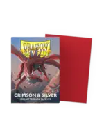 Dragon Shield Crimson & Silver - Matte Dual Sleeves