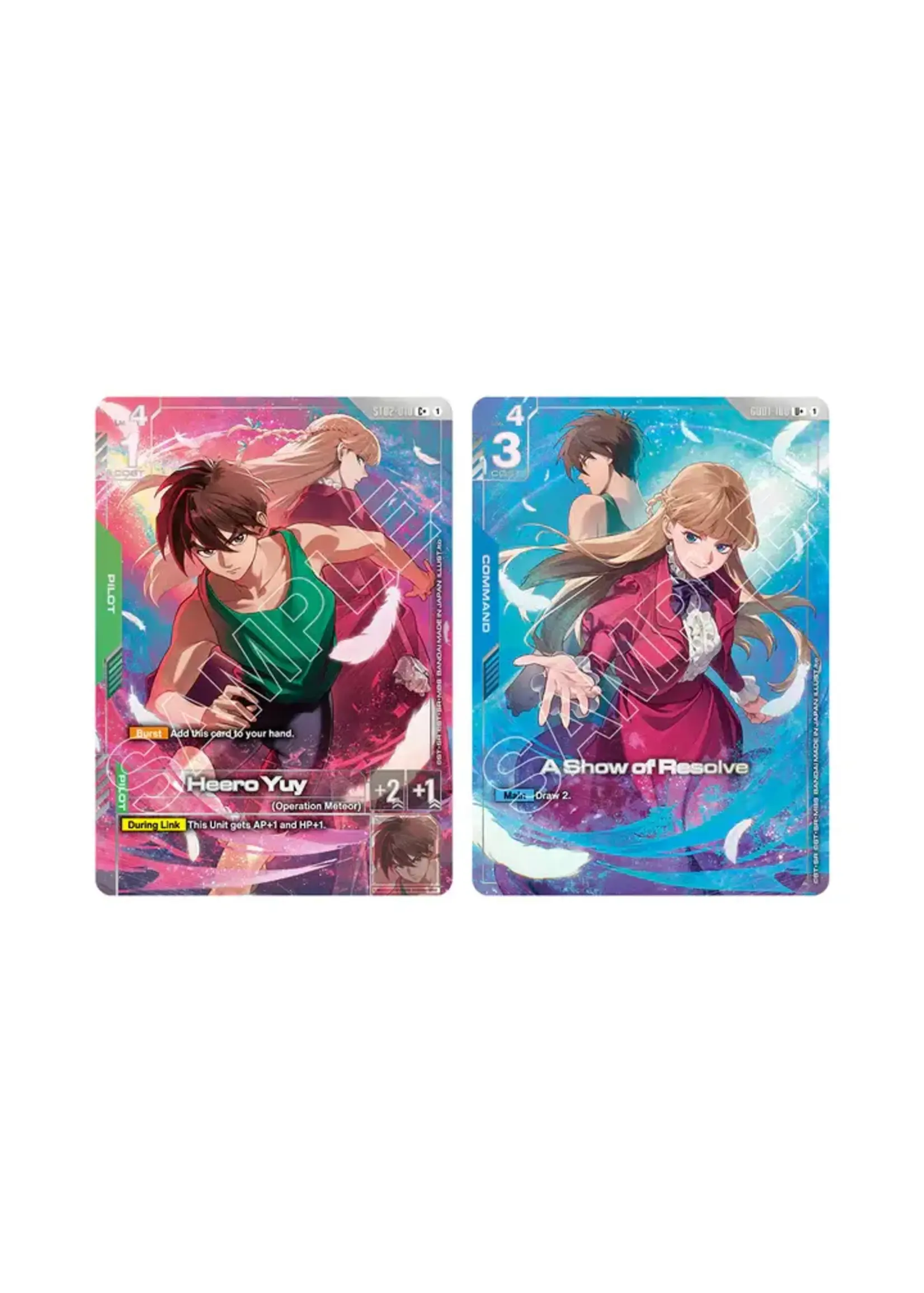 Gundam Card Game Gundam Card Game - PB01 Premium Accessory Set - Mobile Suit Gundam Wing