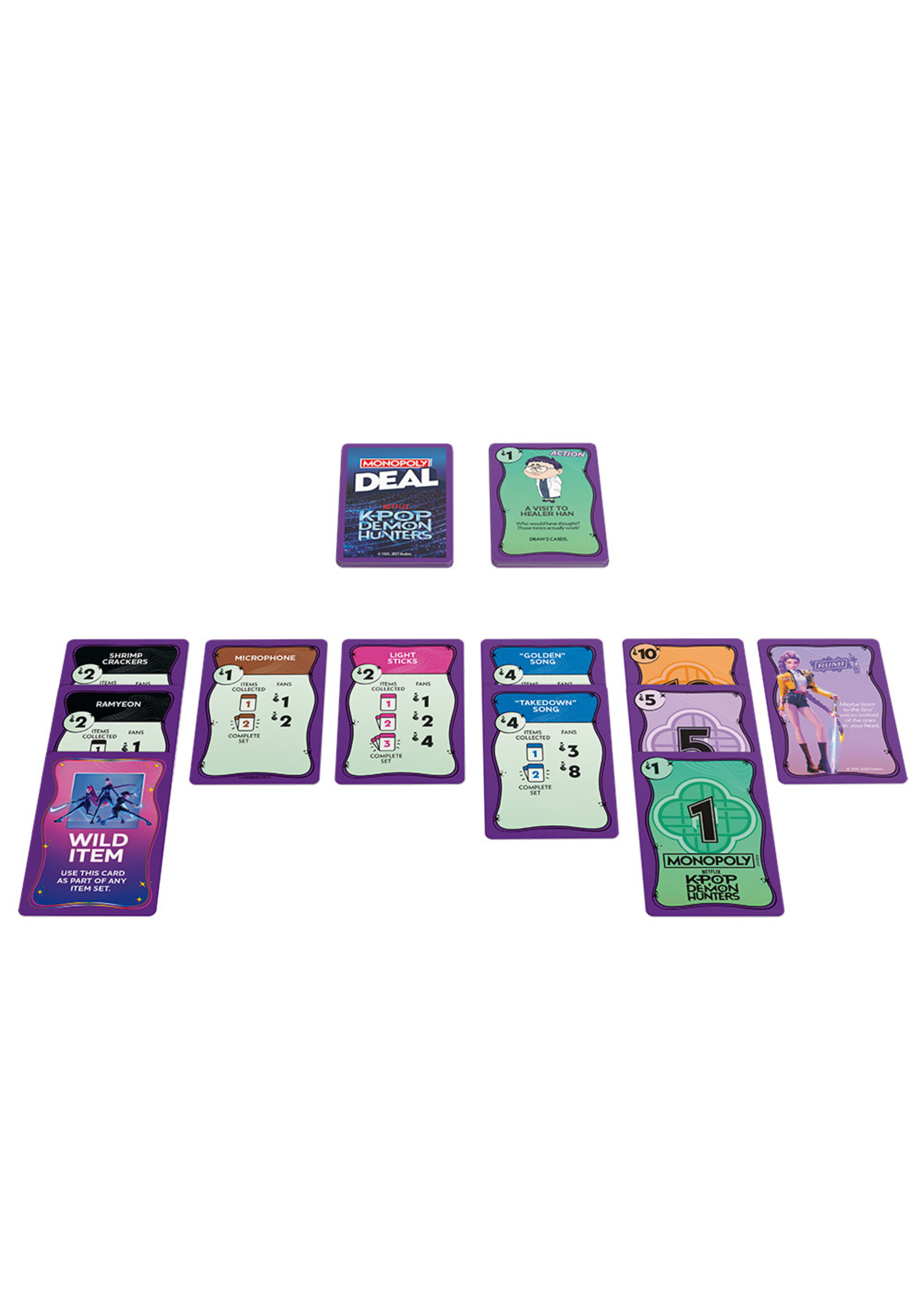 Hasbro Games Jeu Monopoly Deal K-Pop Demon Hunters