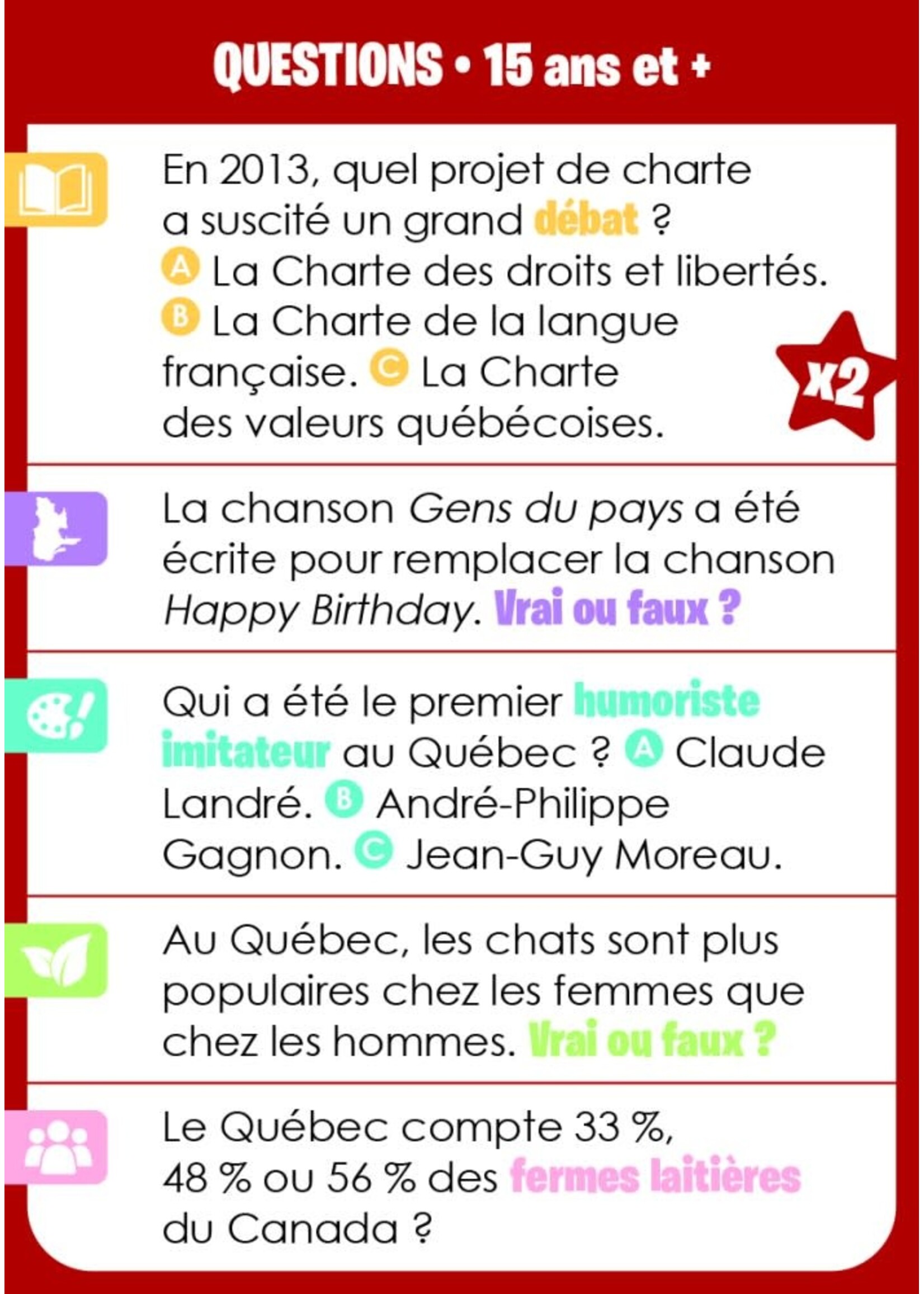 Auzou Le grand quiz du Québec