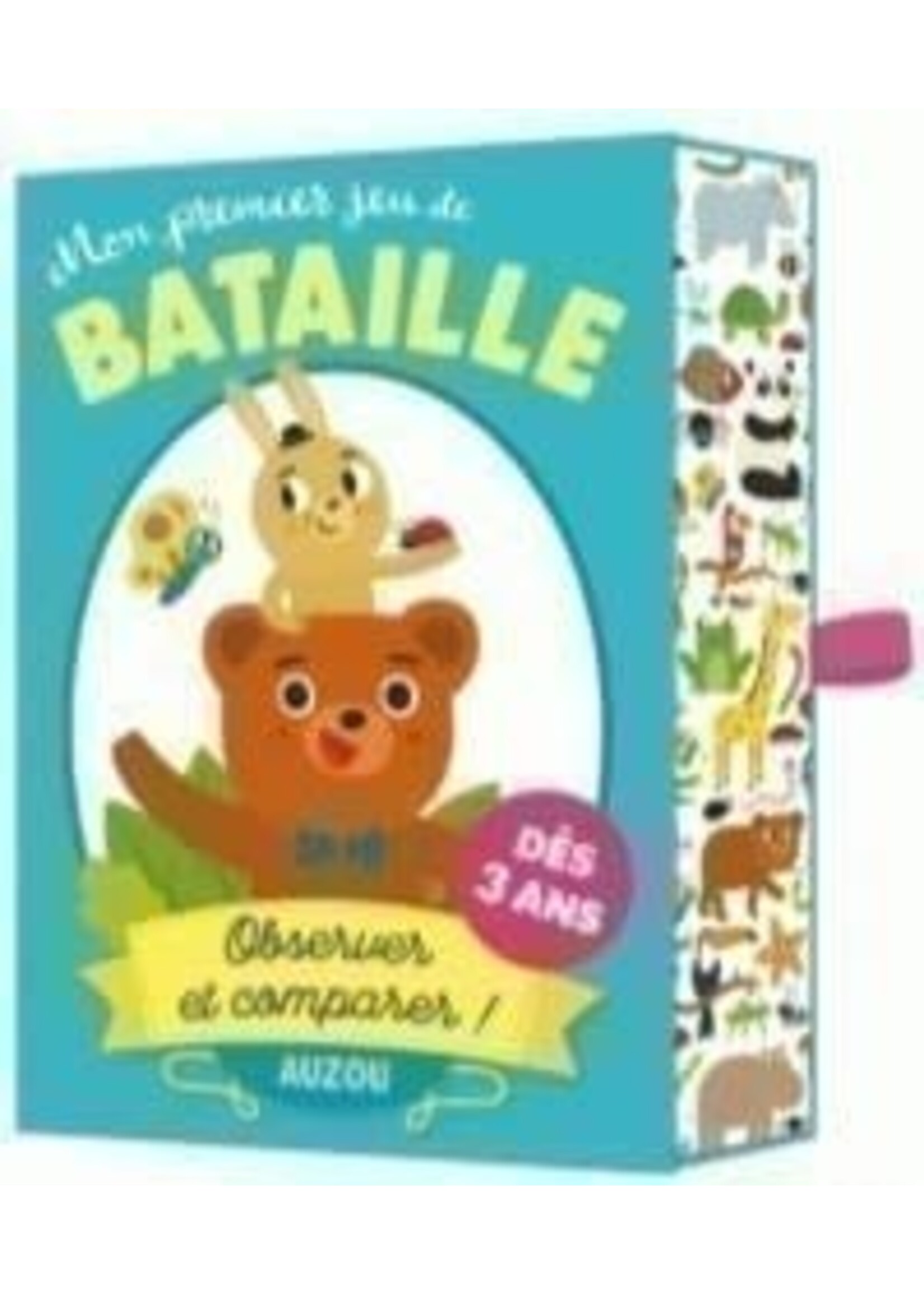 Auzou Mon premier jeu de bataille - Animaux du monde