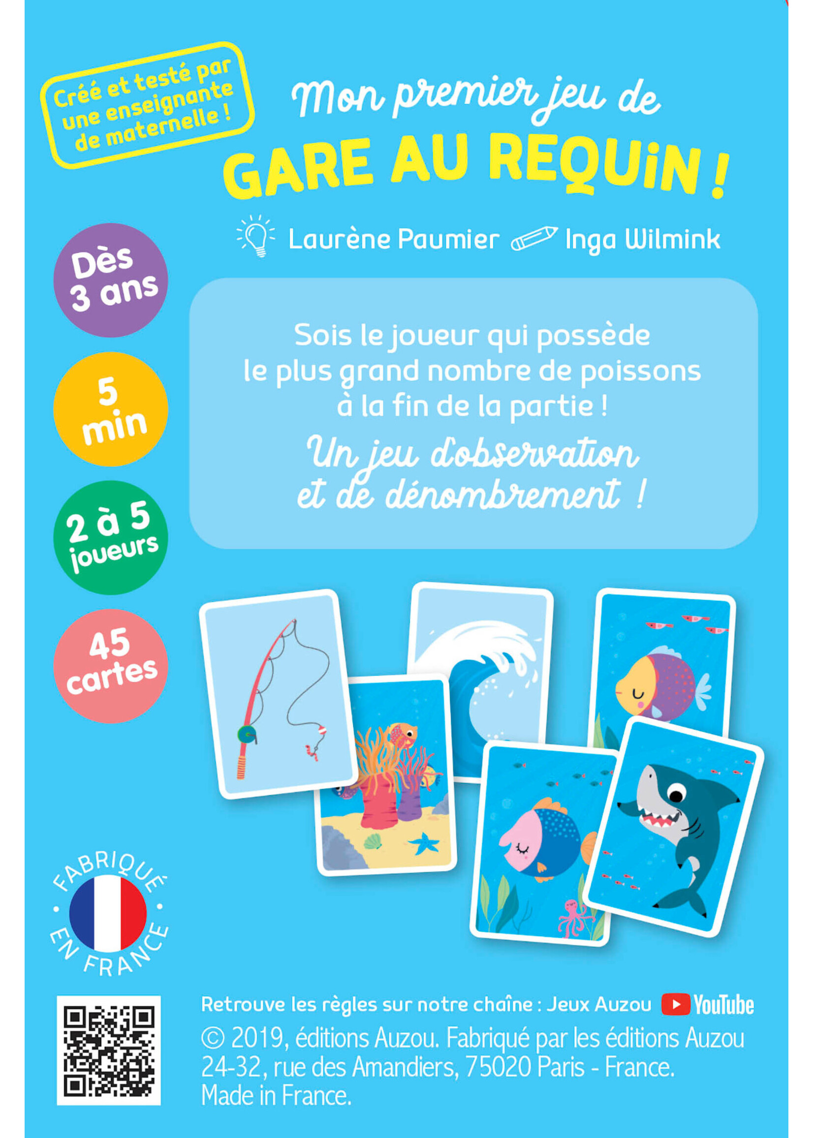 Auzou Mon premier jeu de gare au requin !