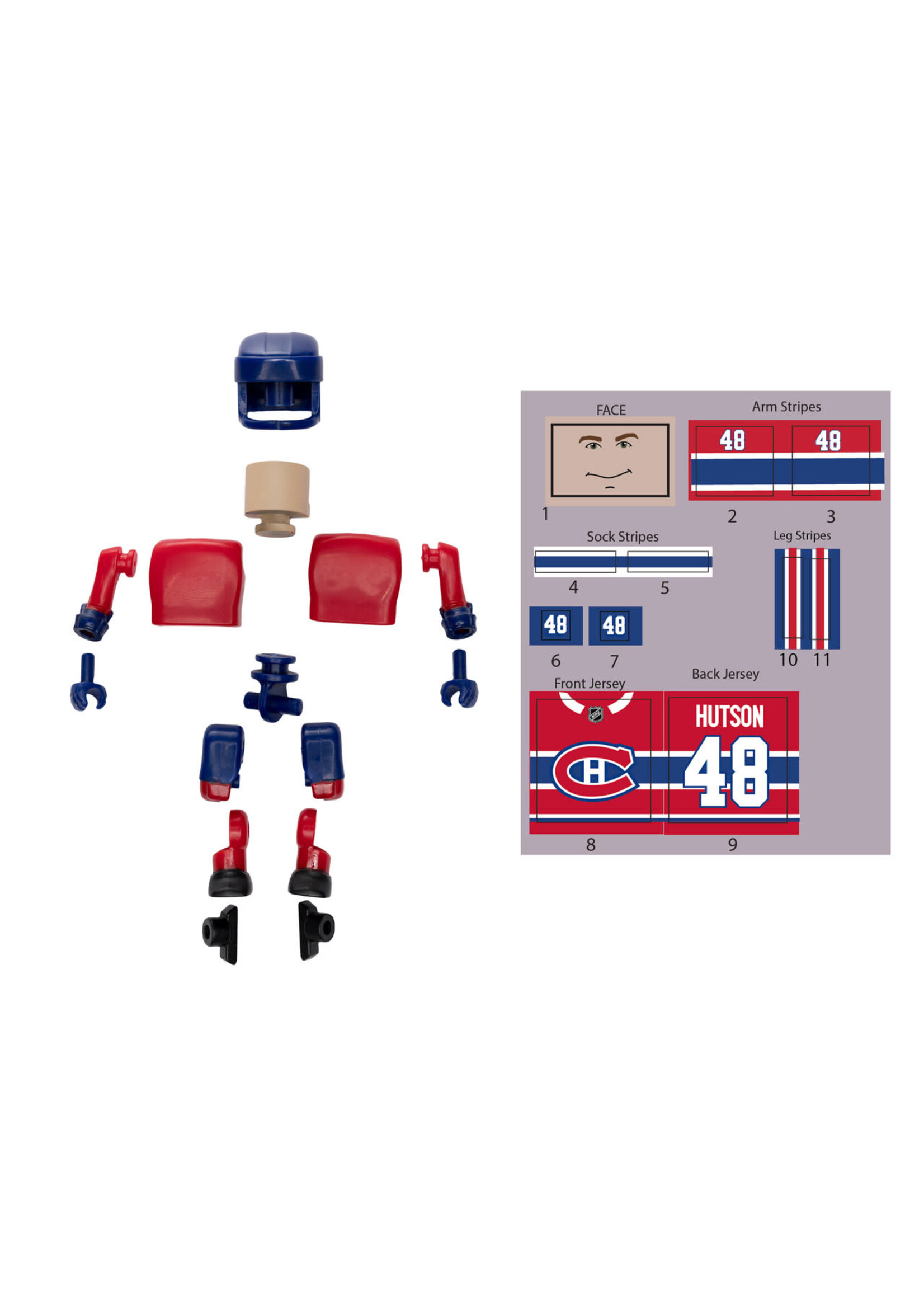 McFarlane toys Lane Hutson (Montreal Canadiens) Construct-a-Figure